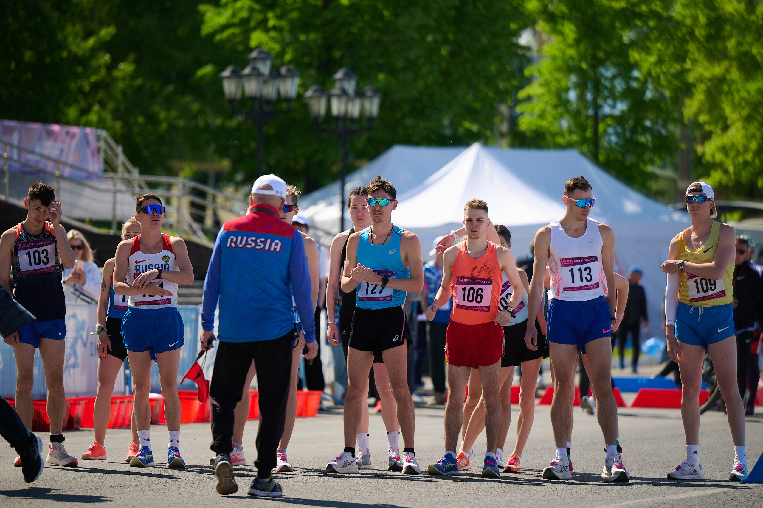 Чемпионат России по спортивной ходьбе 2025. Спортивный репортажный фотограф в Ижевске Сергей Мерзляков