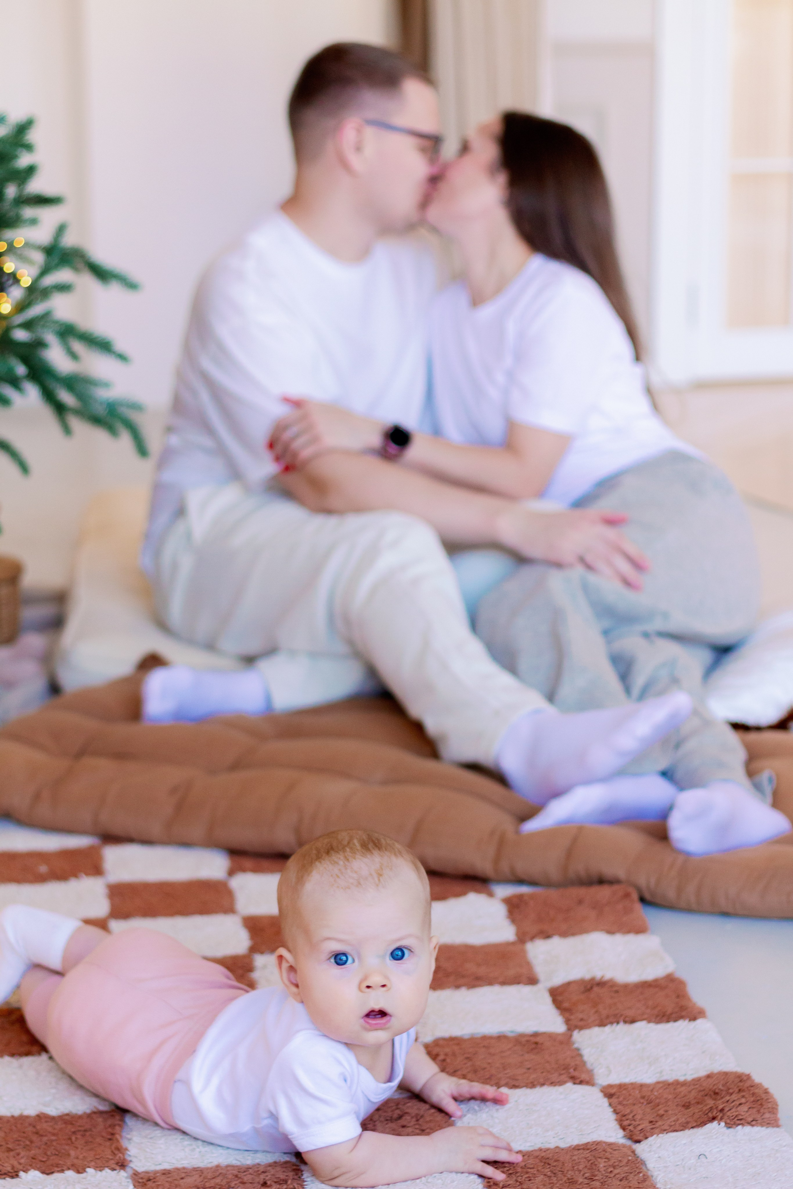 Новогодняя семейная фотосессия с малышом, Екатеринбург. Фотограф в Екатеринбурге Пойгина Елена