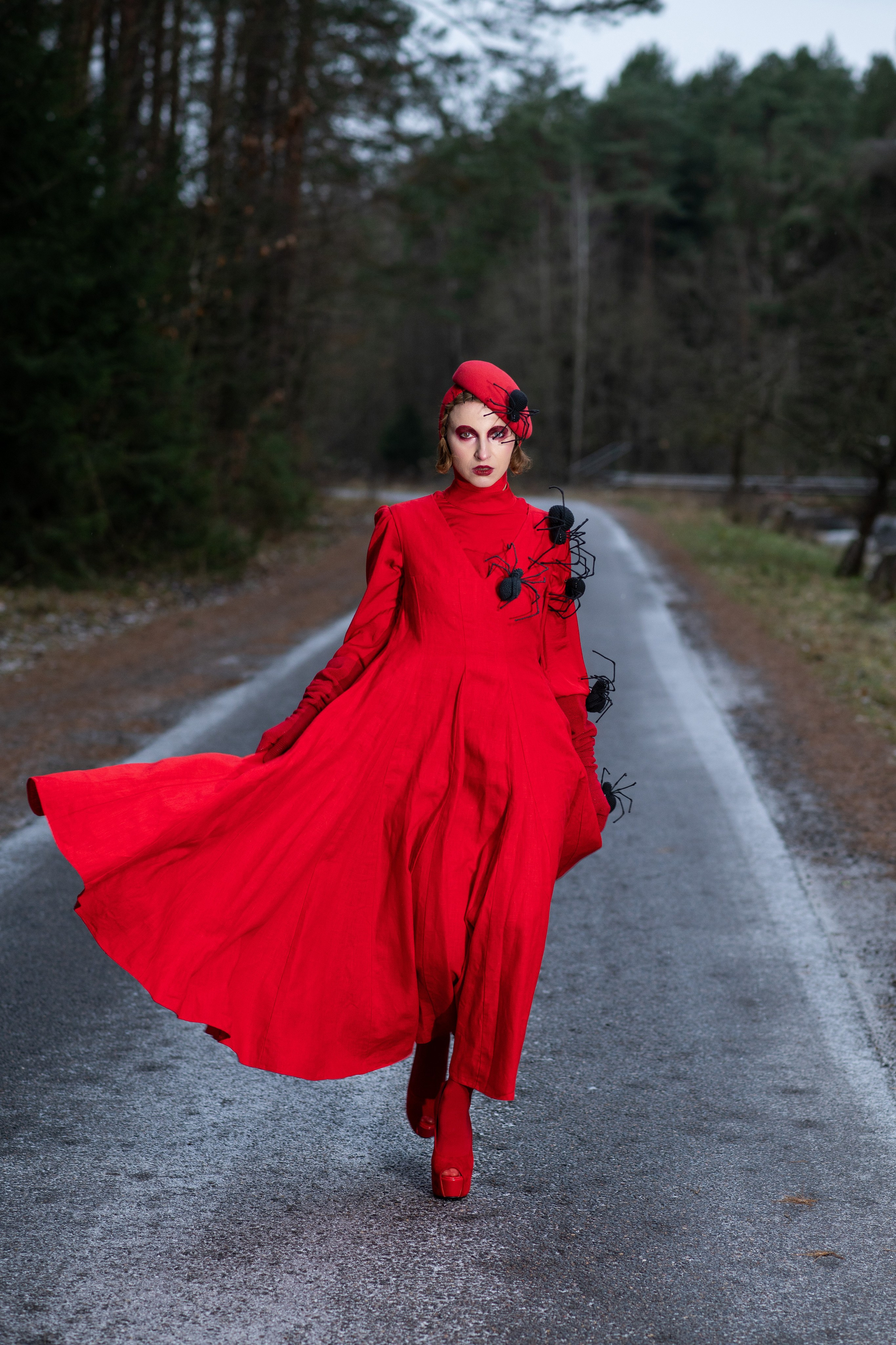 Spyder woman. Portrait photographer in Minsk Slava Potalakh