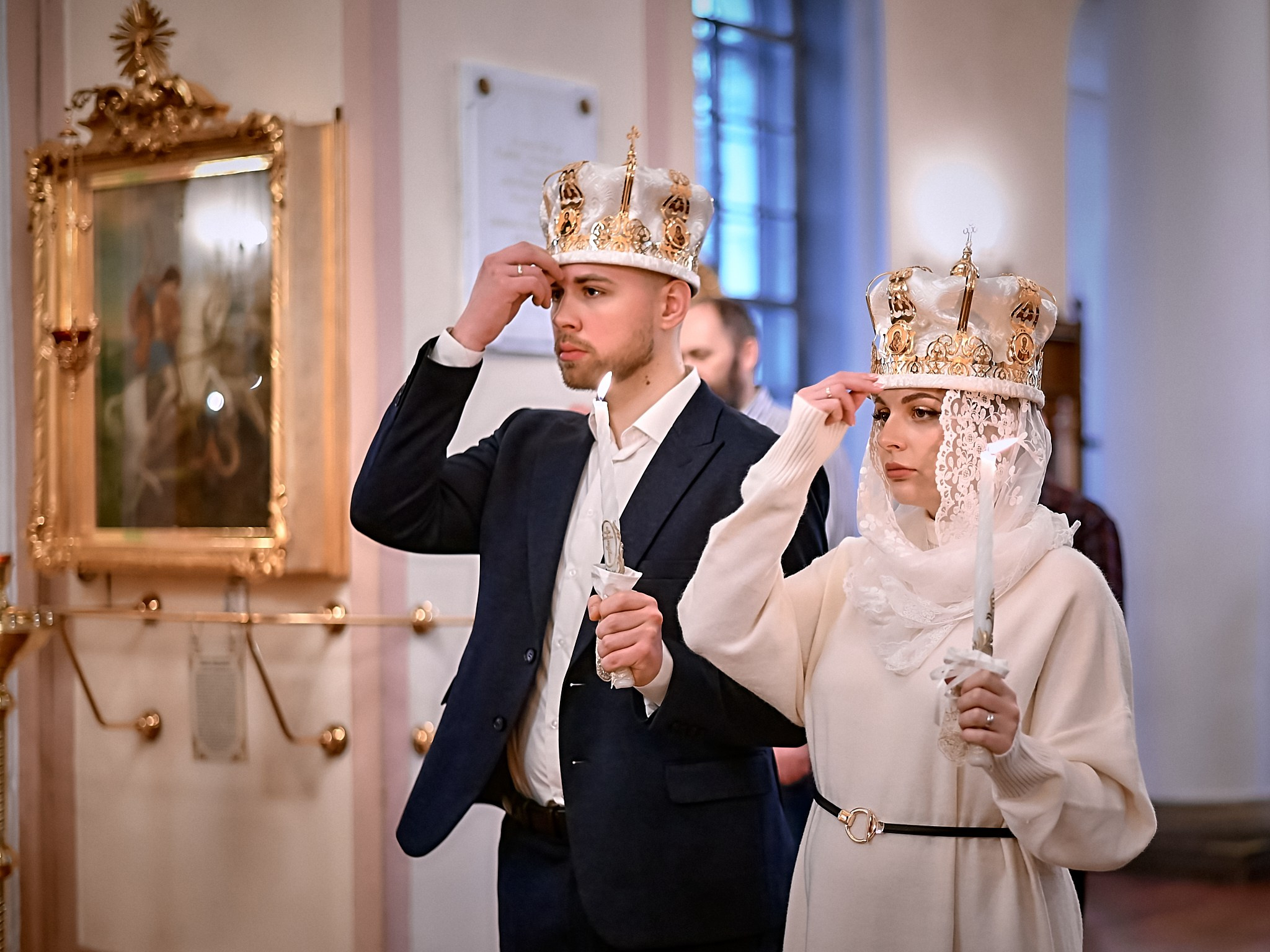 Венчание Артёма и Екатерины | Владимирский собор. Свадебный фотограф в Санкт-Петербурге Славин Денис