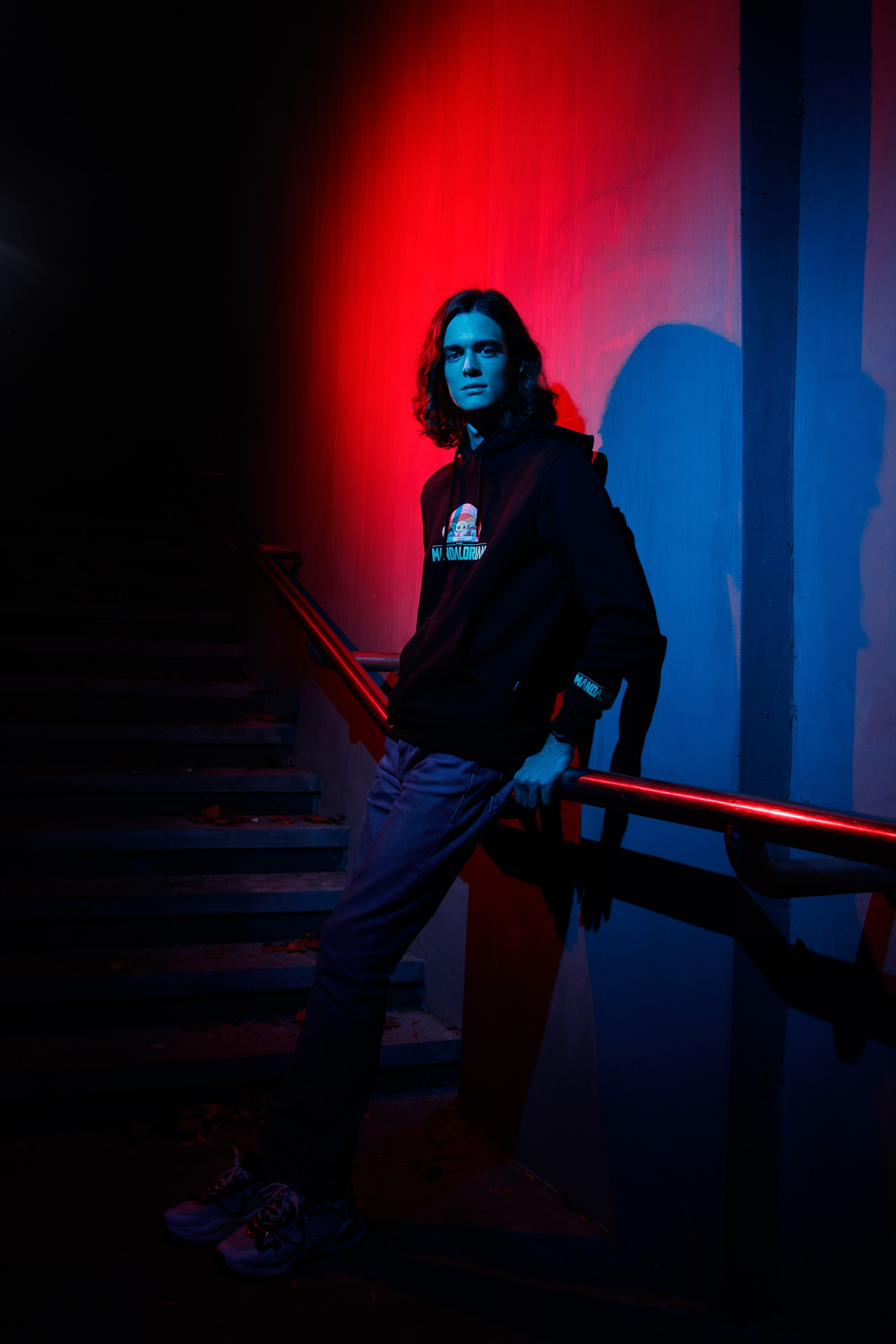 Фотосессия с неоновым светом и вспышками. Свадебный и портретный фотограф в Воронеже Нестеренко Илья