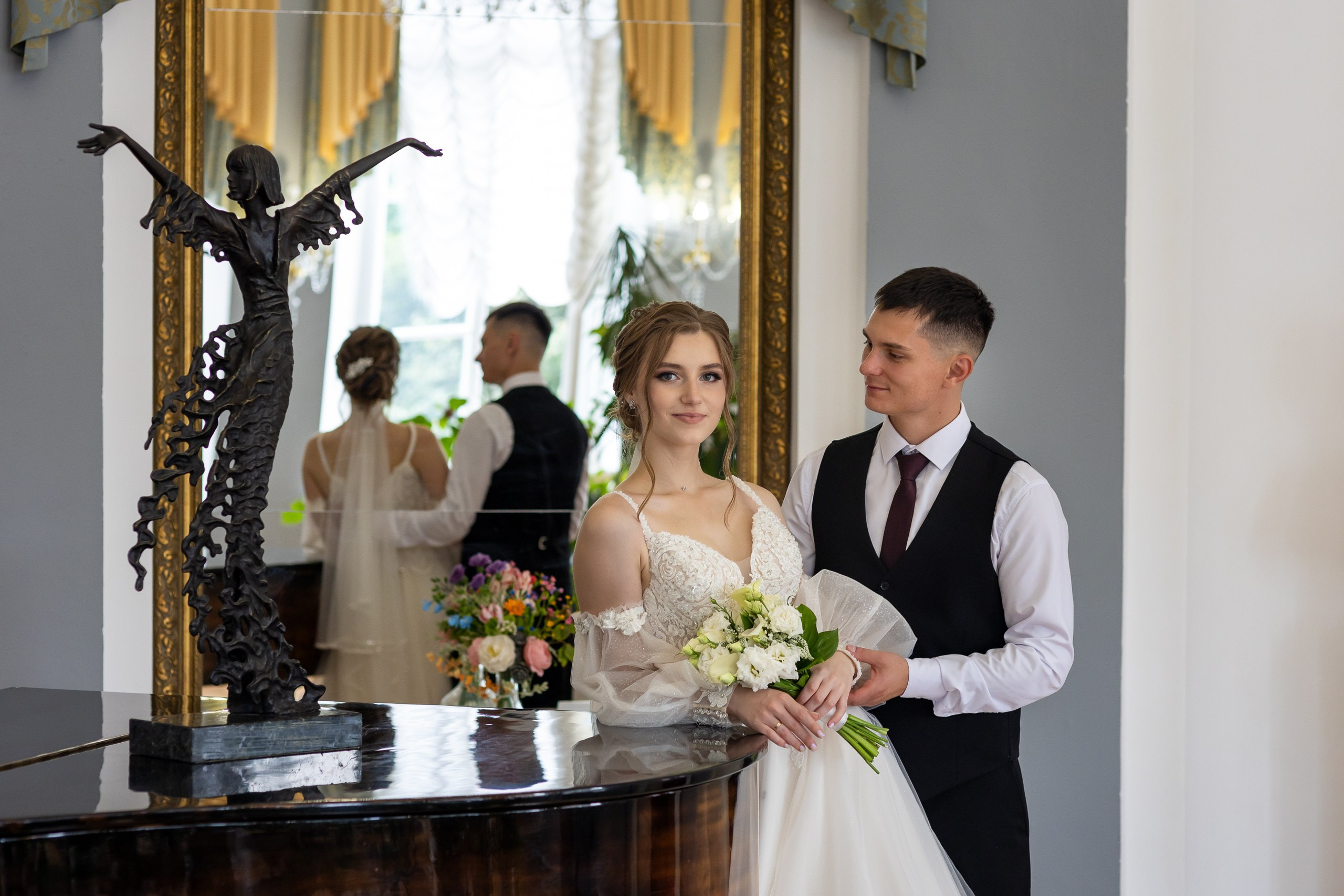 Дворец Бобринских. Свадебная фотосъёмка в Москве, Туле