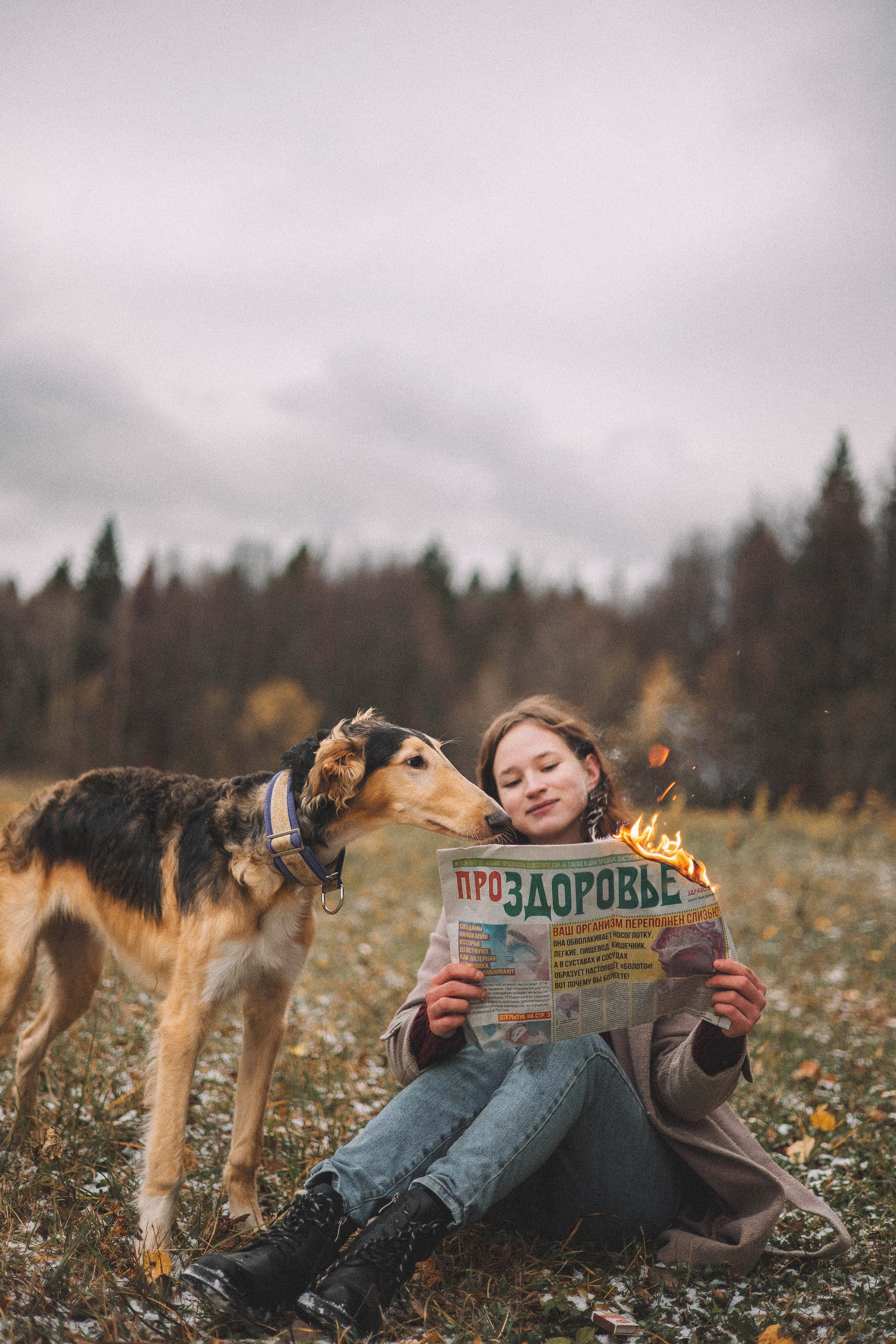 Алена, Леви и Микаса. Фотограф-анималист Богданова Полина