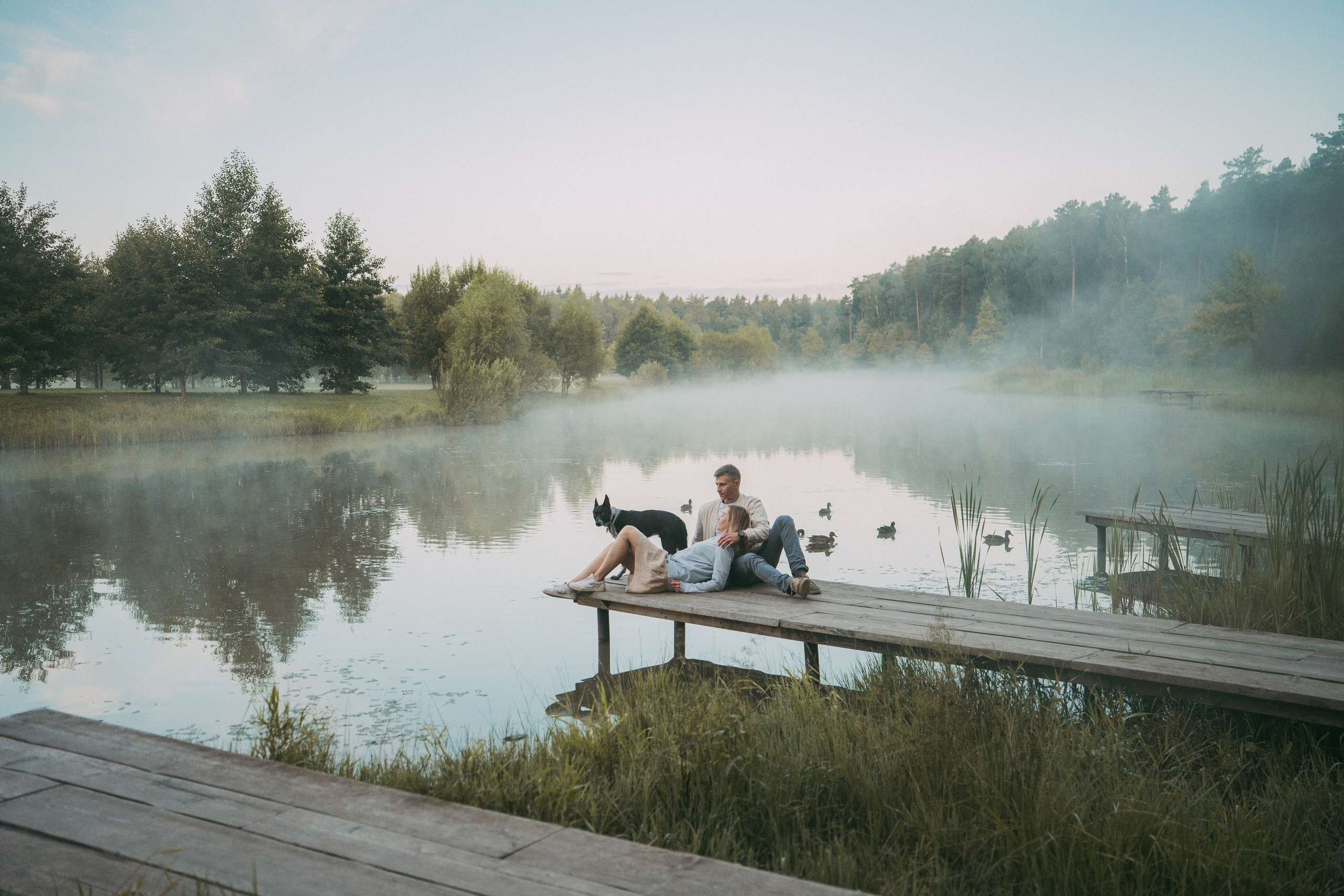 Катя, Сергей и Флинт. Фотограф анималист в Москве и Санкт-Петербурге Свиридова Анна