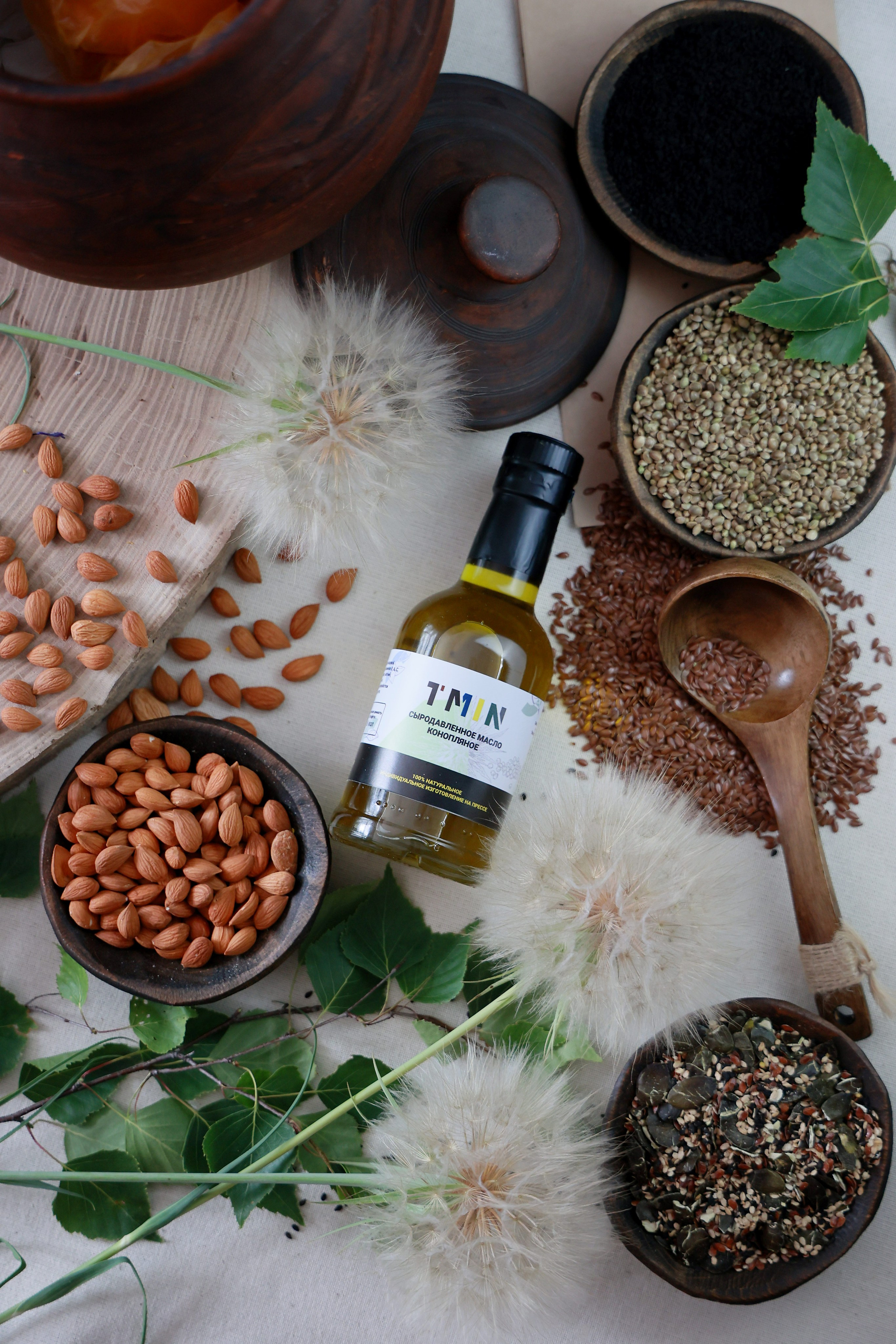 Масла холодного отжима «Tmin». Фотограф, видеограф