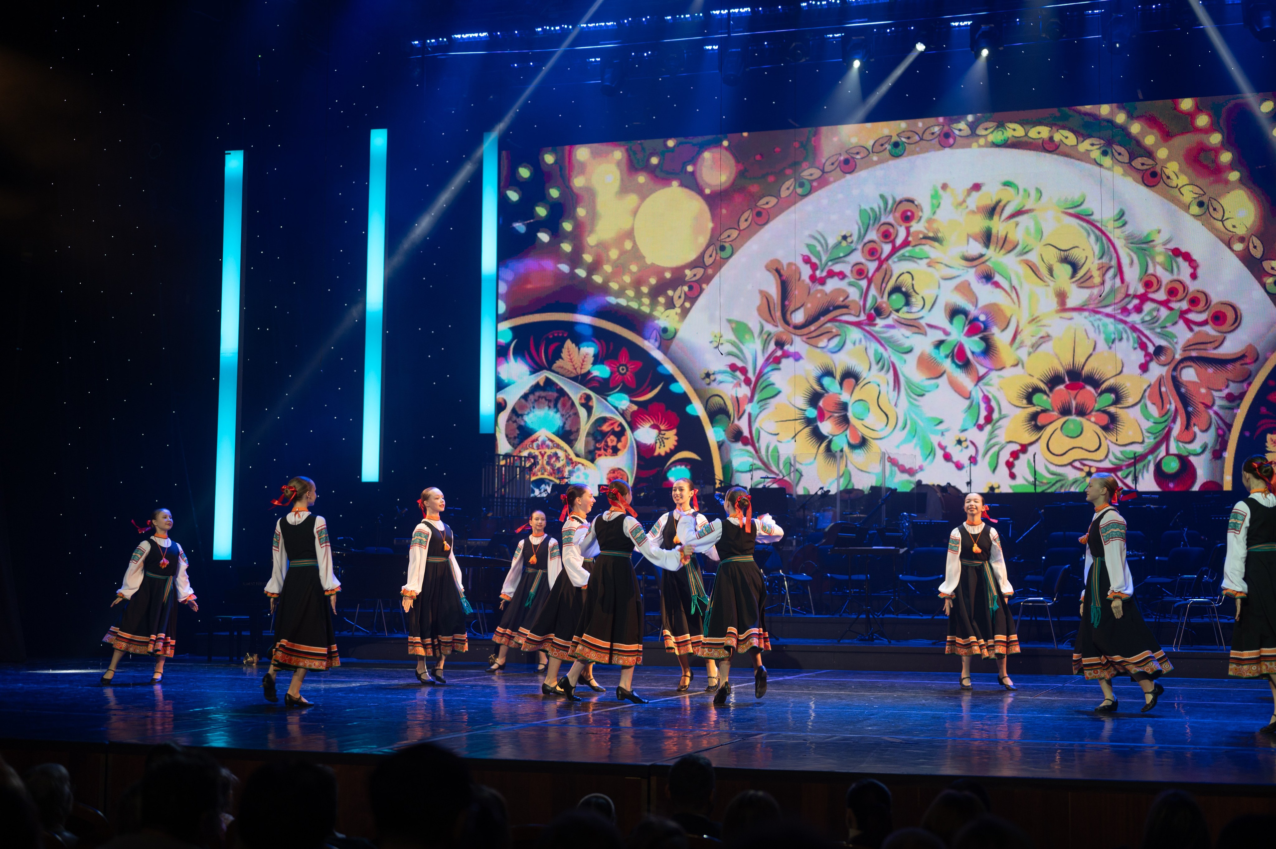 Отчетный концерт ДШИ «Гармония» «Зимняя гармония». Фотограф новорожденных, семейный детский в Тюмени Татьяна Морозова