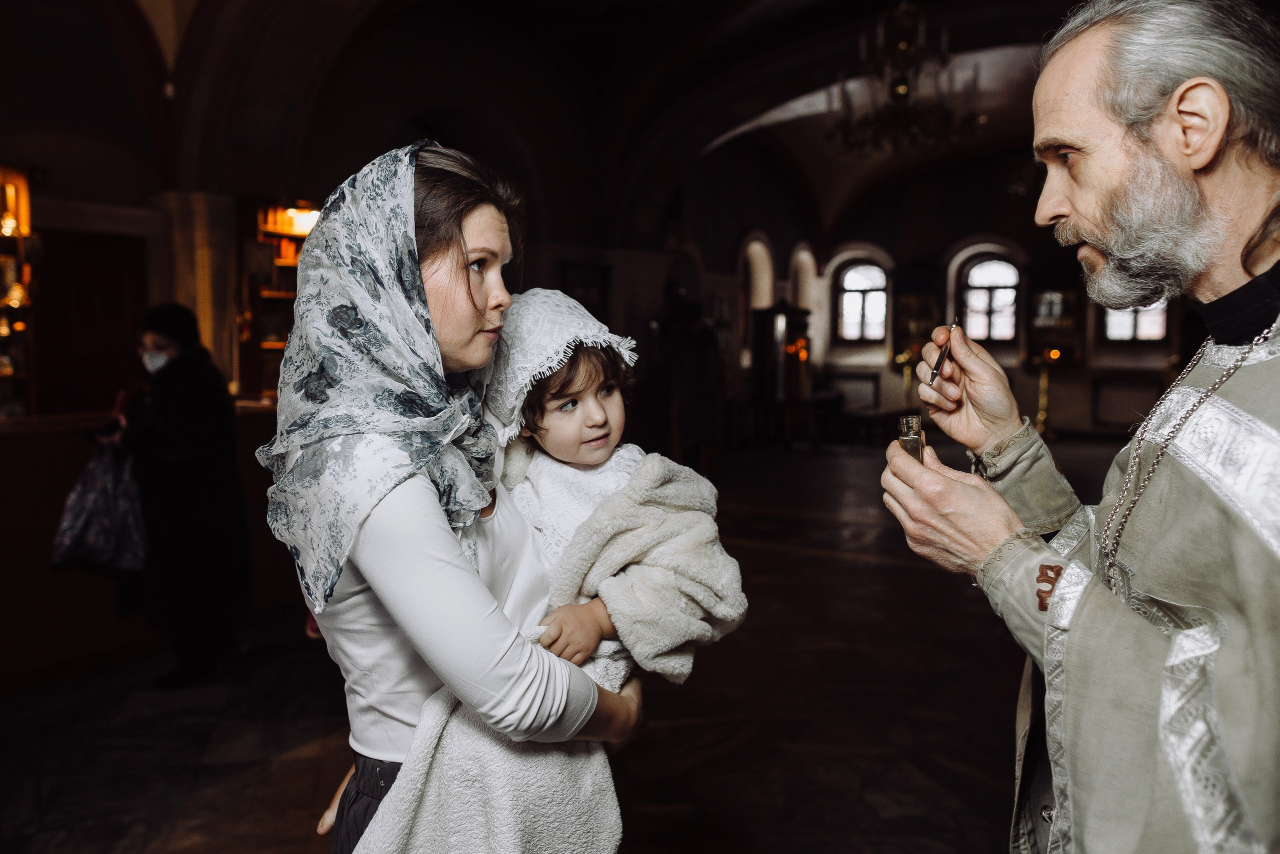 Крещение. Репортажный и свадебный фотограф в Москве Лена Таращенко