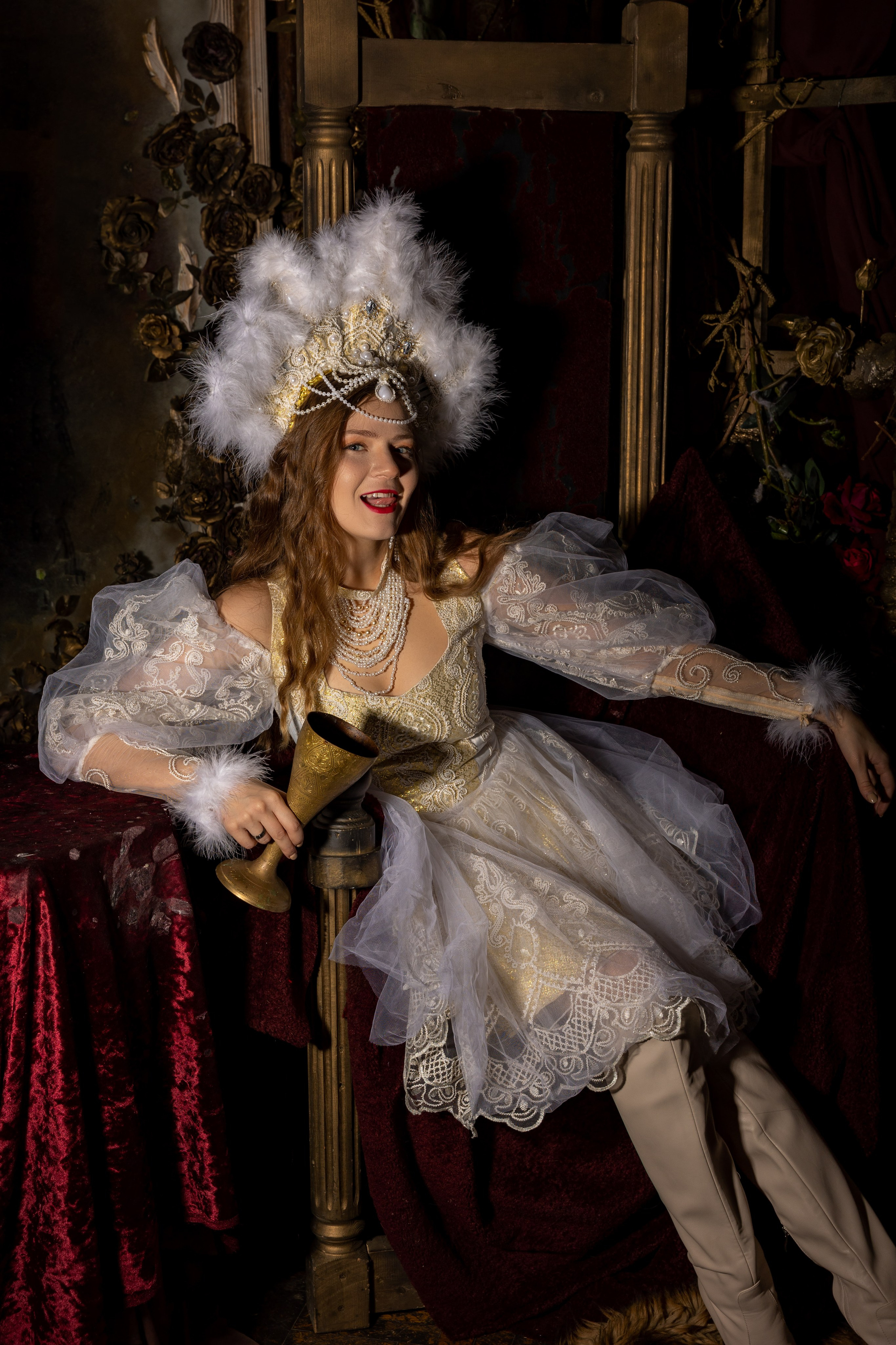 Фотосессия в русском стиле «Зимушка»