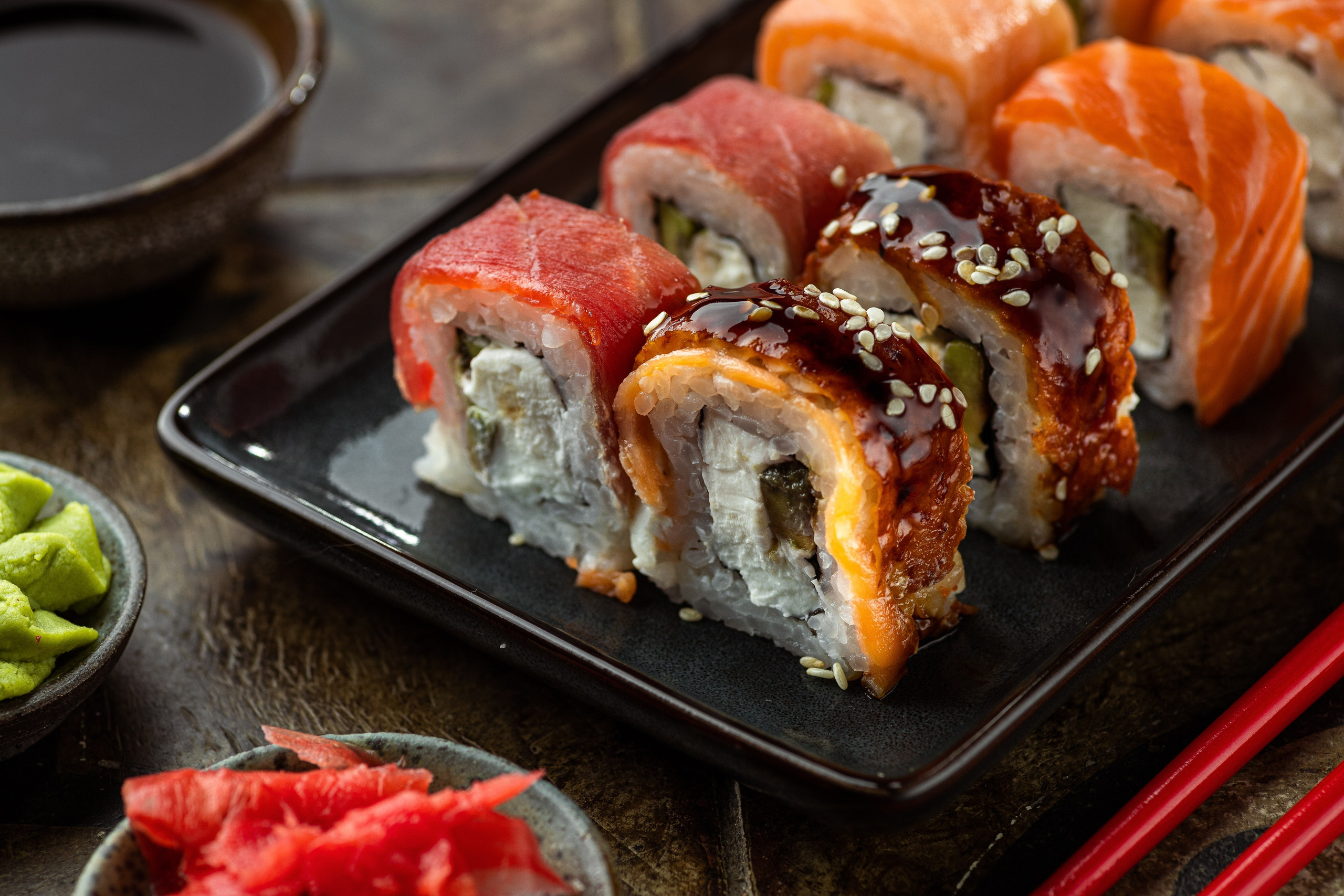 Роллы и суши. Юлия Космо — фуд-фотограф, предметный стилист, Москва