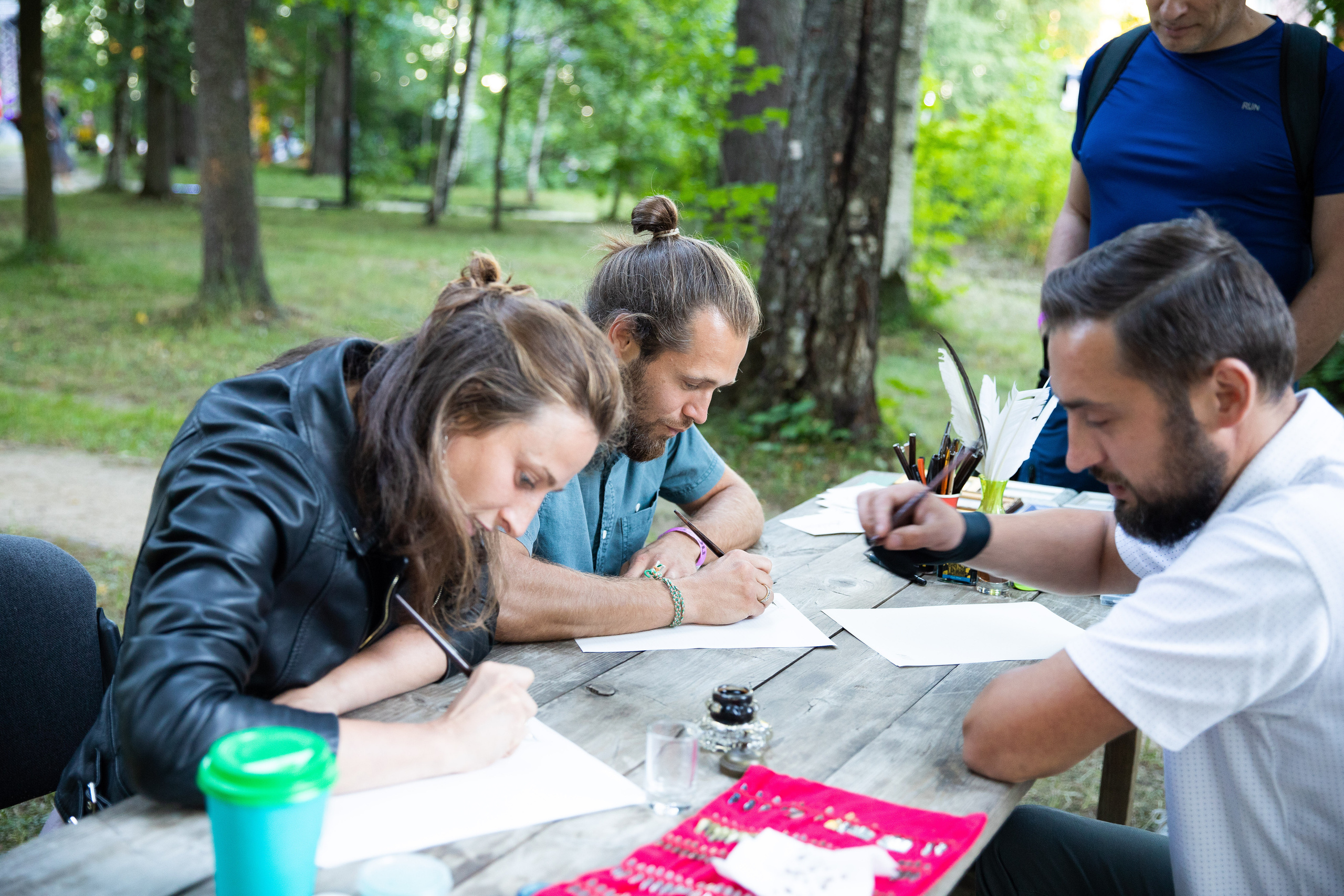 Выездные мероприятия. Каллиграф Константин Парсаданов