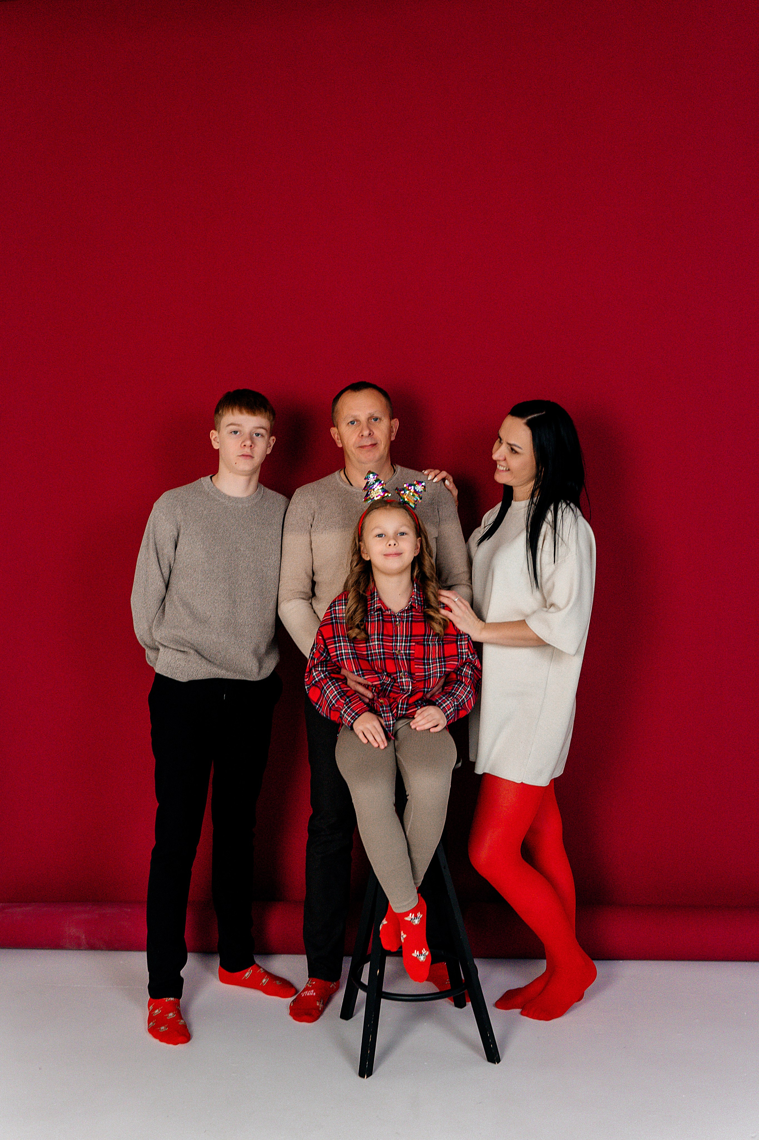 Новогодняя семейная история. Ваш семейный фотограф в Минске — Вика Трегубова