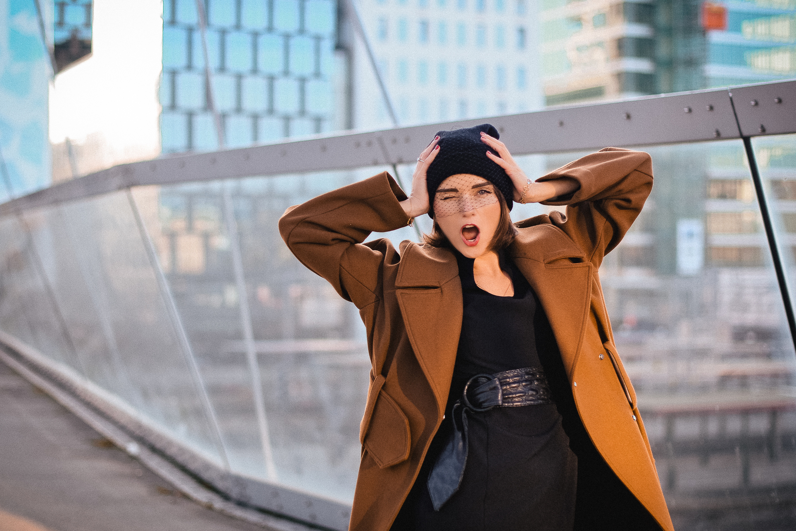 Street portrait. Photographer in Provence Julia Lipiainen
