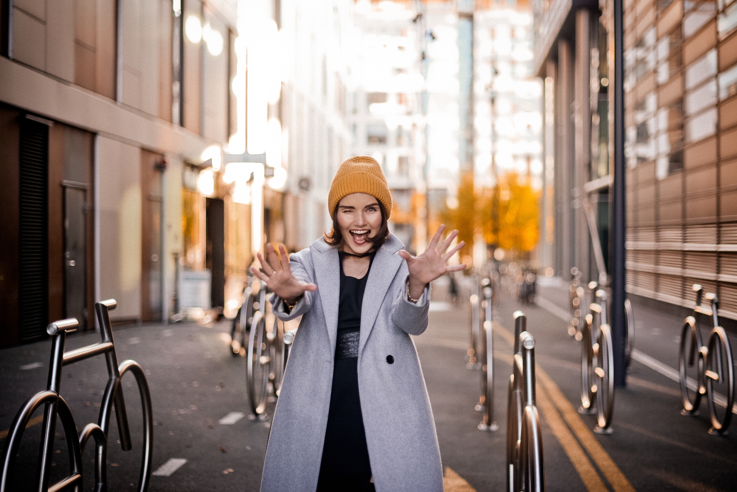 Street portrait. Photographer in Provence Julia Lipiainen