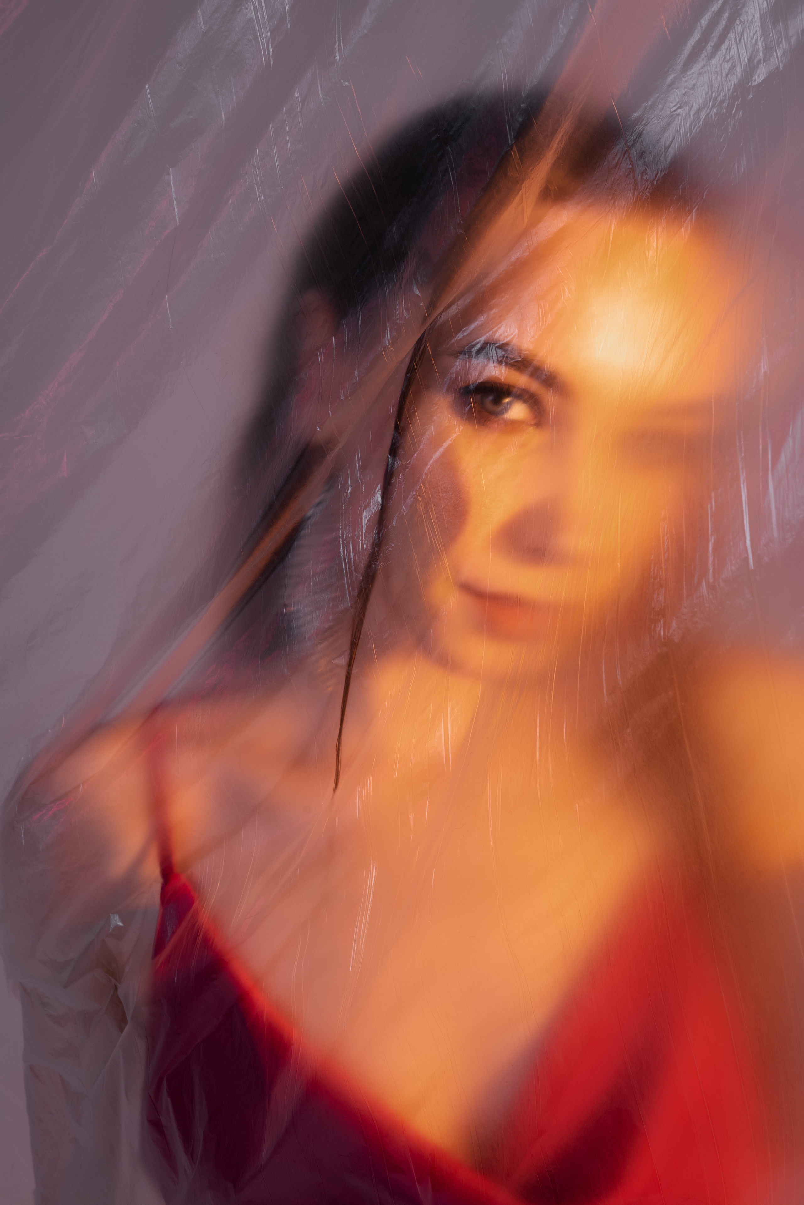 Студийная фотосессия с полиэтиленом. Фотограф в Уфе Комягина Анастасия