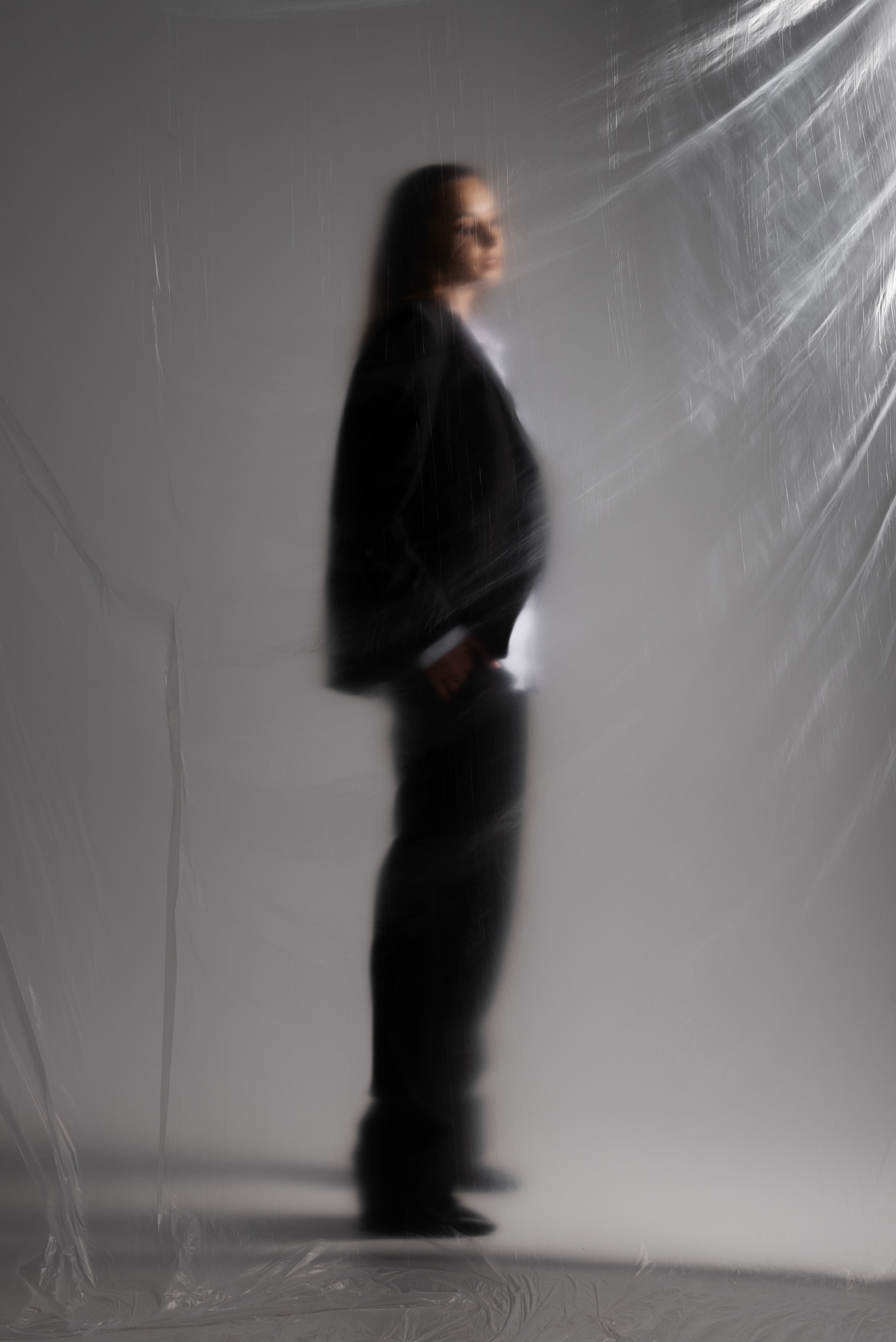 Студийная фотосессия с полиэтиленом. Фотограф в Уфе Комягина Анастасия