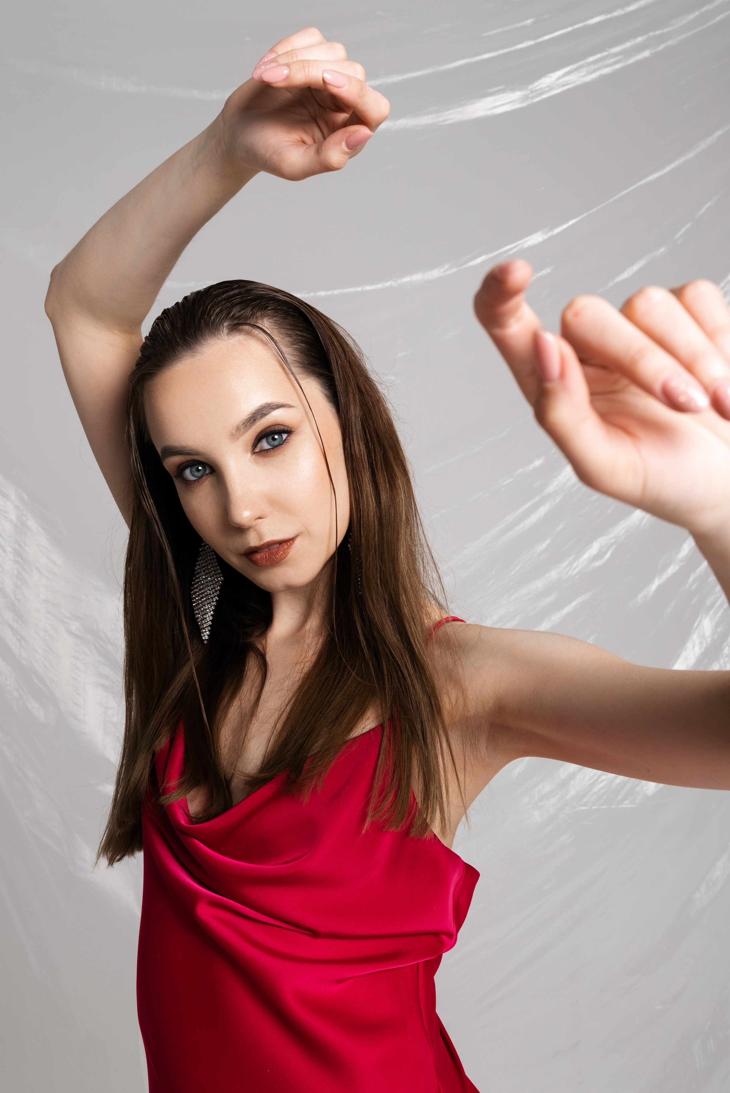 Студийная фотосессия с полиэтиленом. Фотограф в Уфе Комягина Анастасия