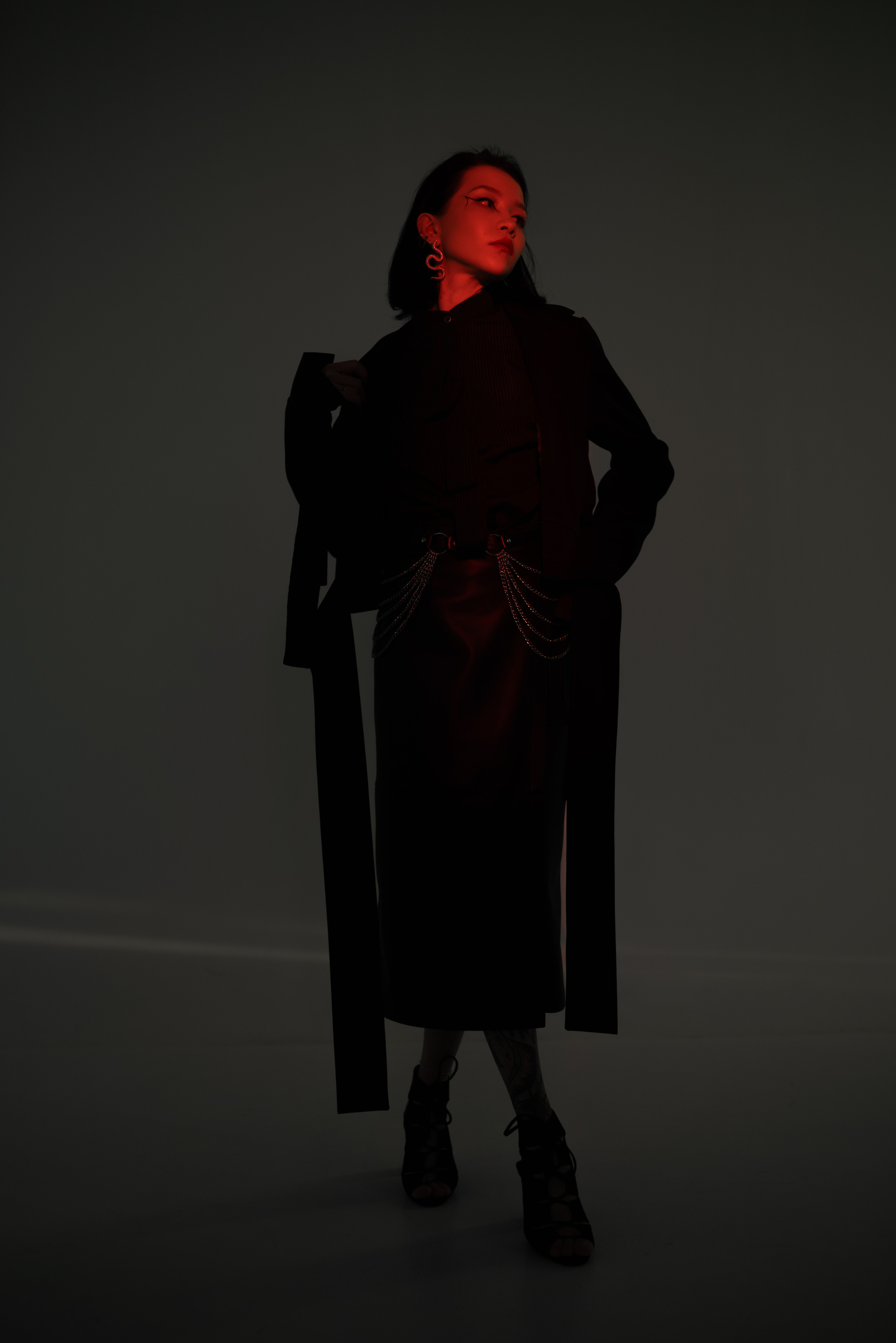 Фотосессия с цветным светом. Фотограф в Уфе Комягина Анастасия