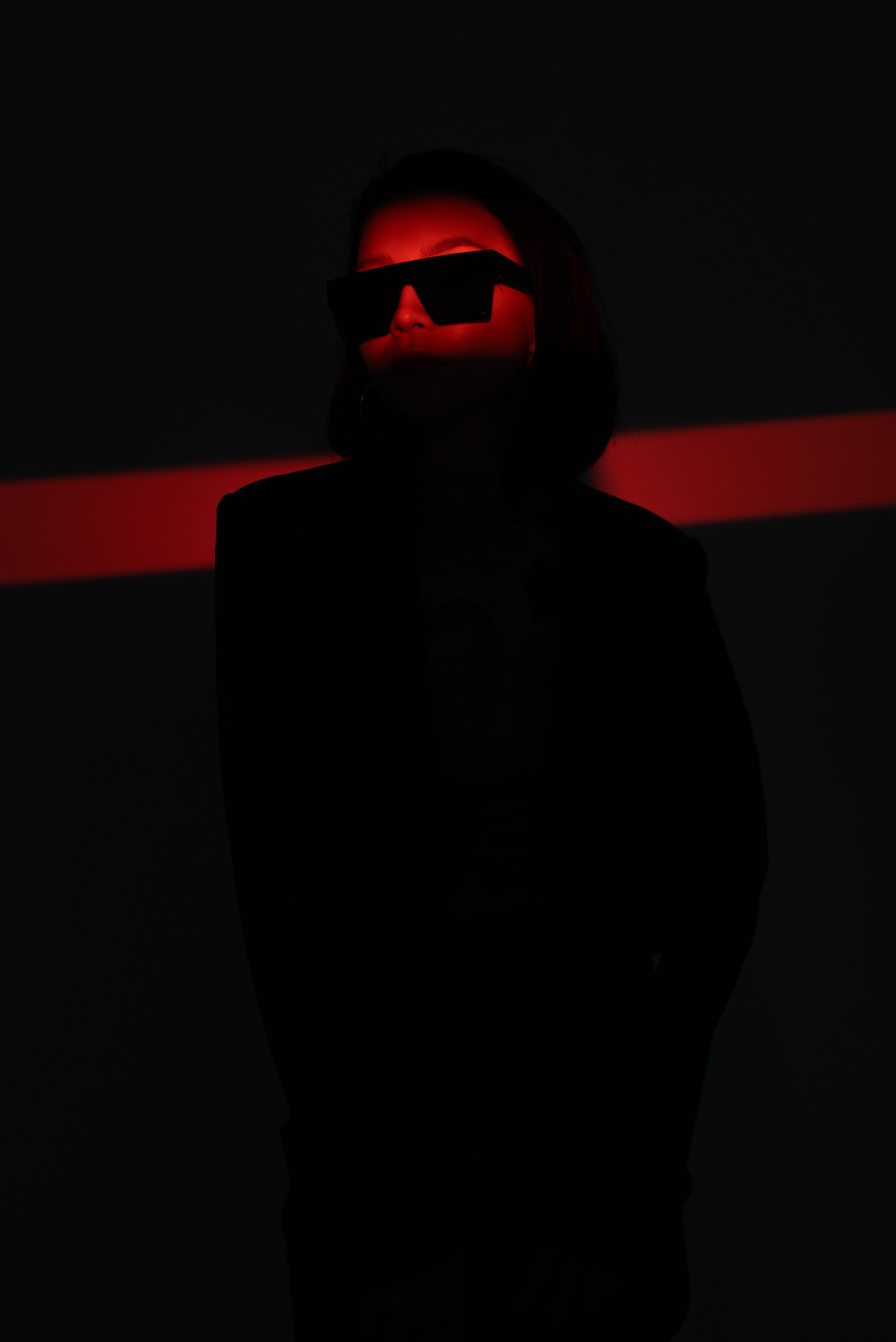 Фотосессия с цветным светом. Фотограф в Уфе Комягина Анастасия