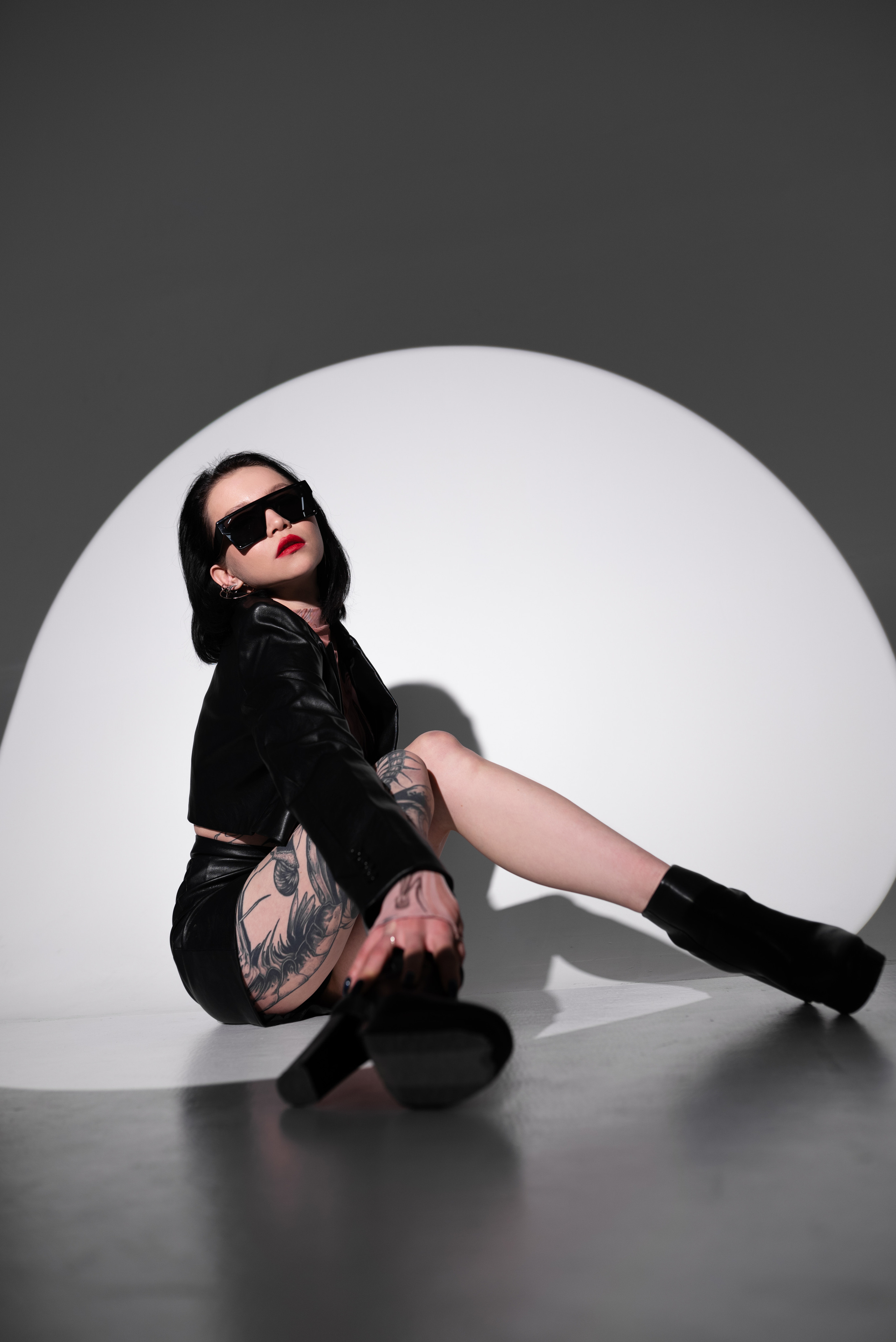 Фотосессия с цветным светом. Фотограф в Уфе Комягина Анастасия