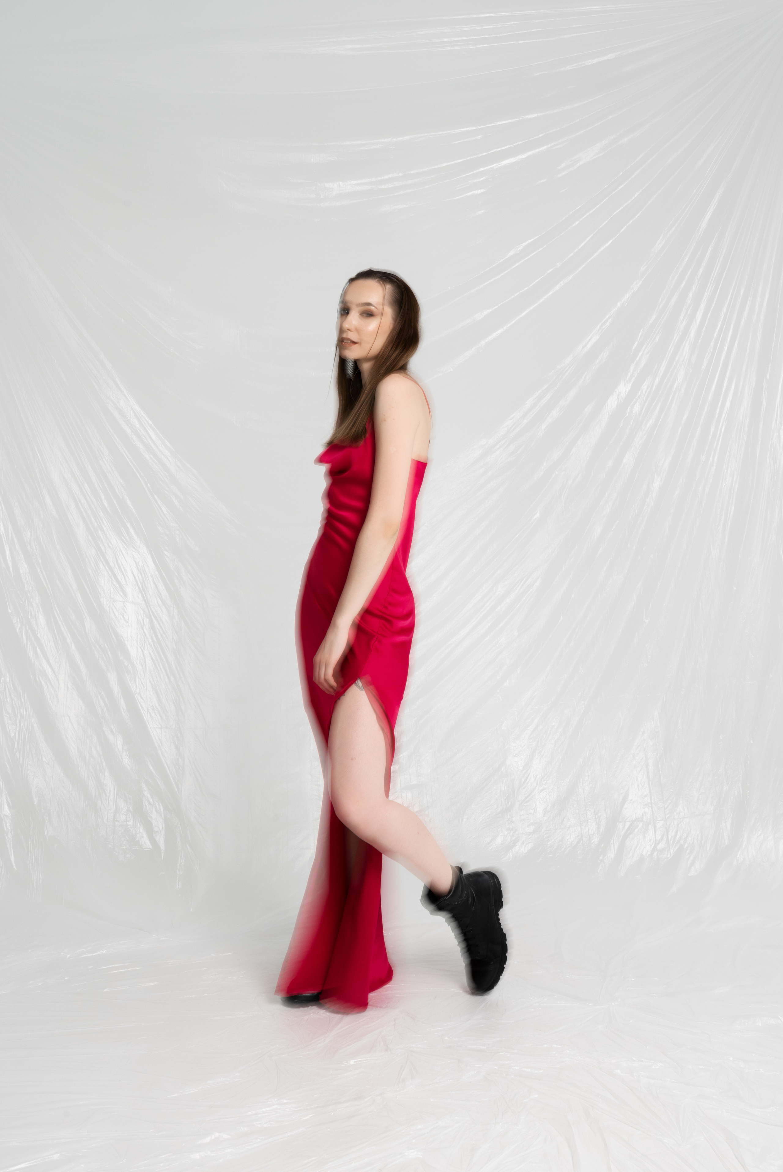 Студийная фотосессия с полиэтиленом. Фотограф в Уфе Комягина Анастасия