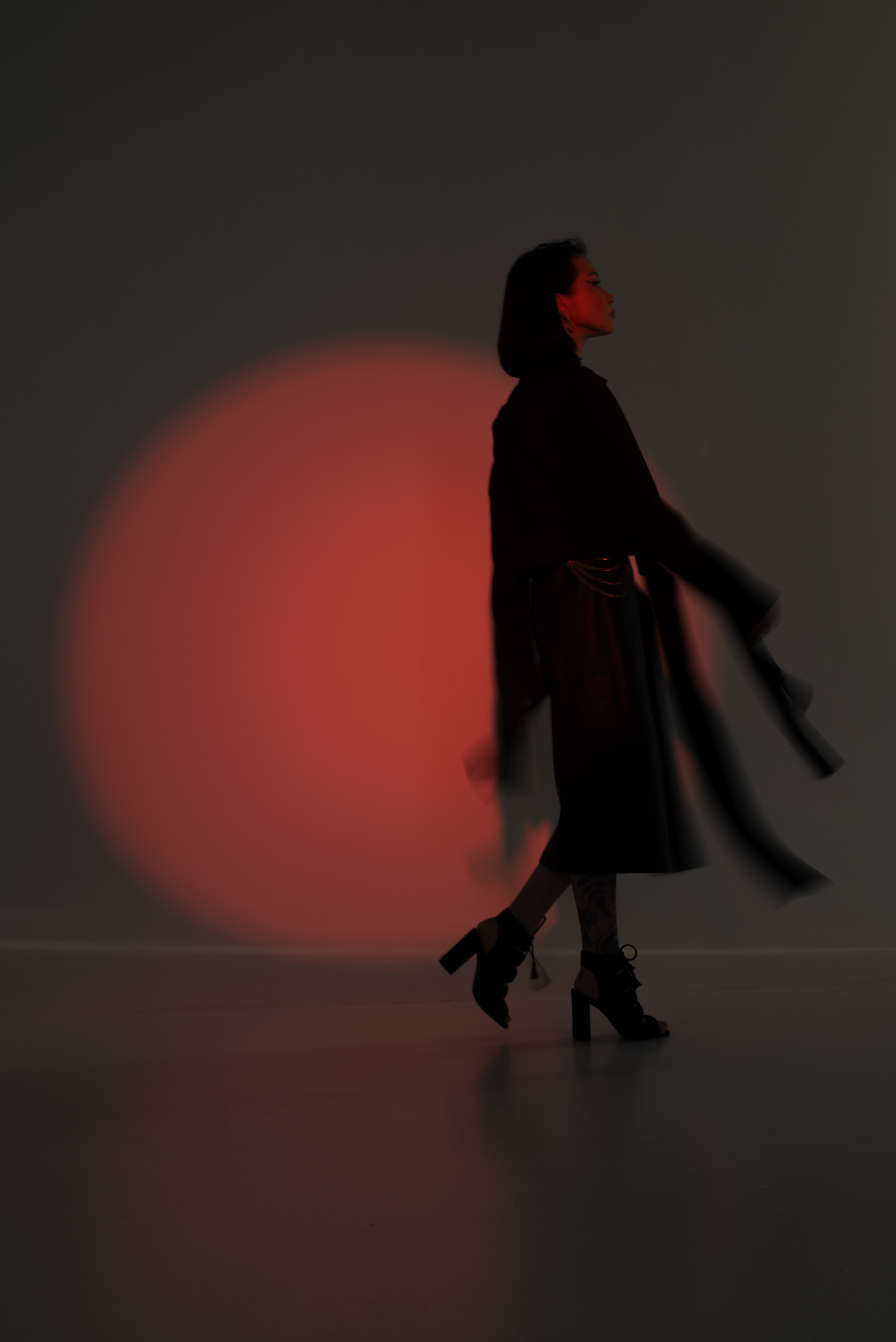 Фотосессия с цветным светом. Фотограф в Уфе Комягина Анастасия