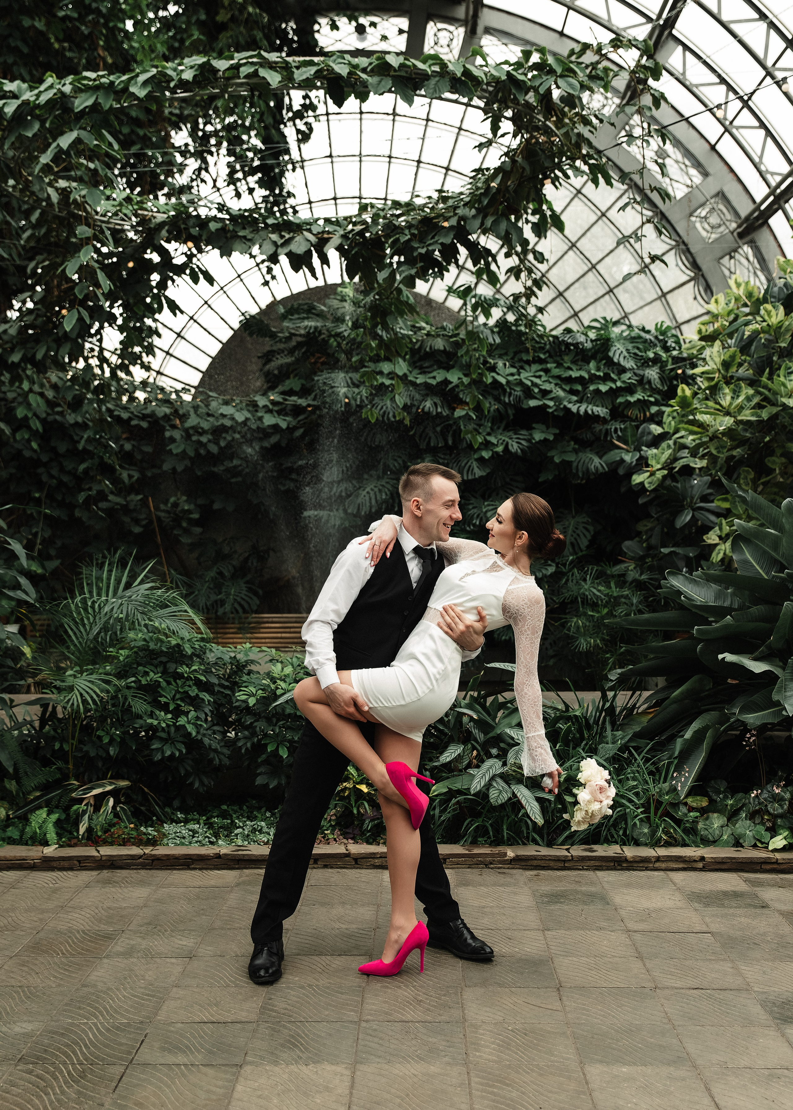 Ксения и Сергей — свадьба в Оранжерее. Свадебный и портретный фотограф в Санкт-Петербурге Анна Демьянова