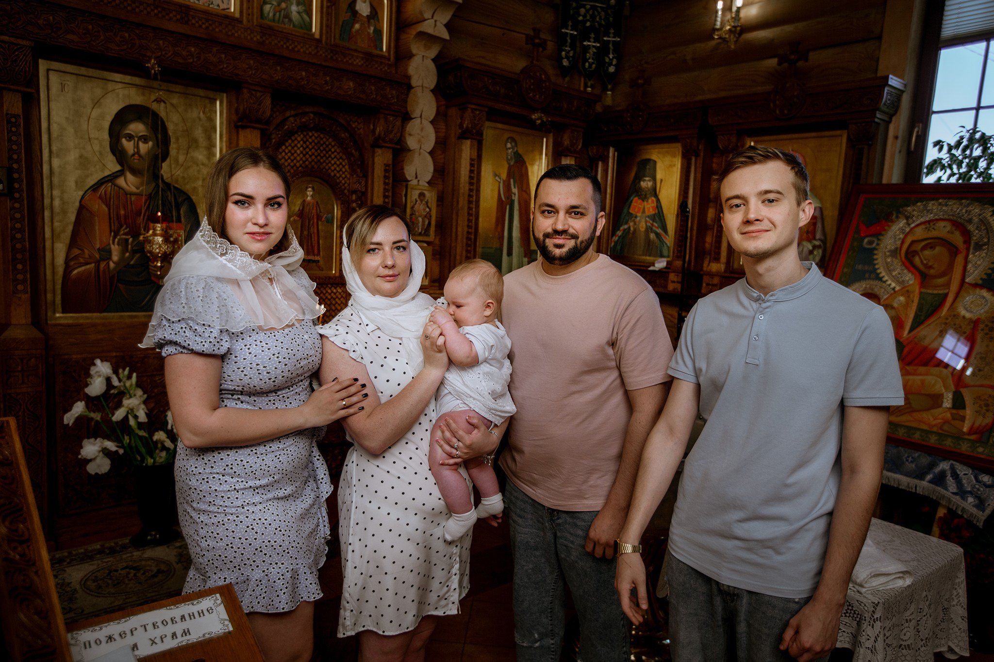 Крещение Василисы. Детский семейный фотограф в Севастополе Крыму