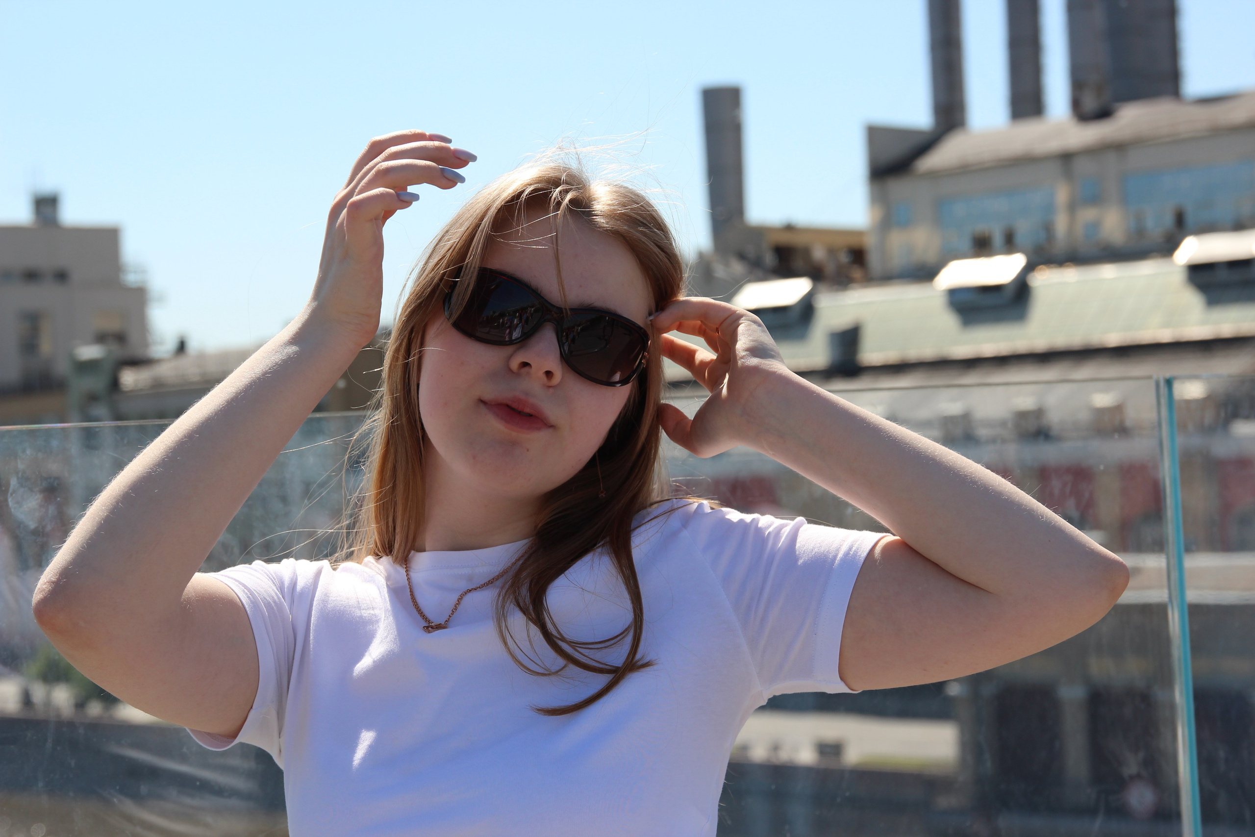 София, фотосессия в Зарядье на память о Москве. Ваш личный фотограф в Москве Мила