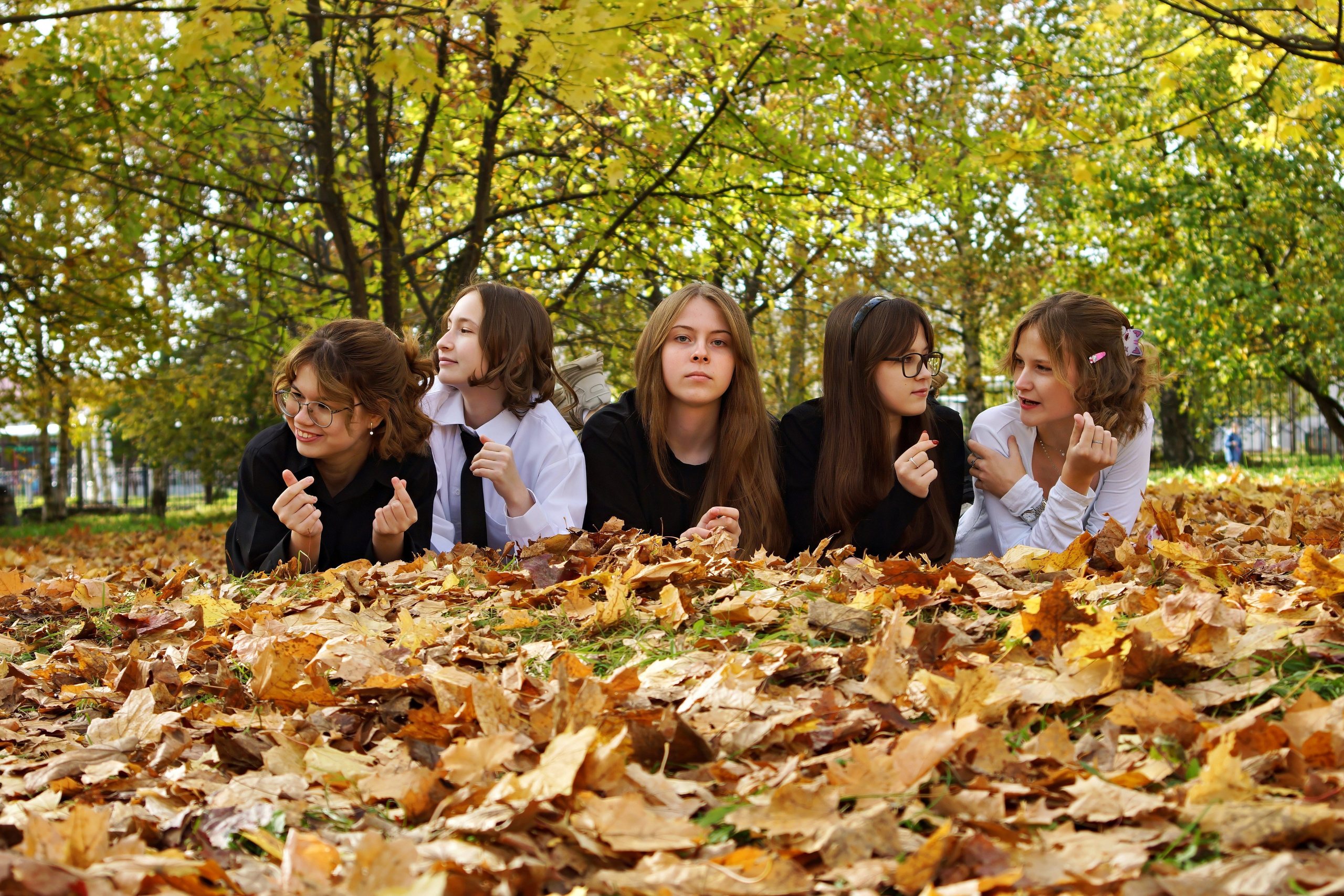 Осенняя фотосессия в школе г. Йошкар-Ола