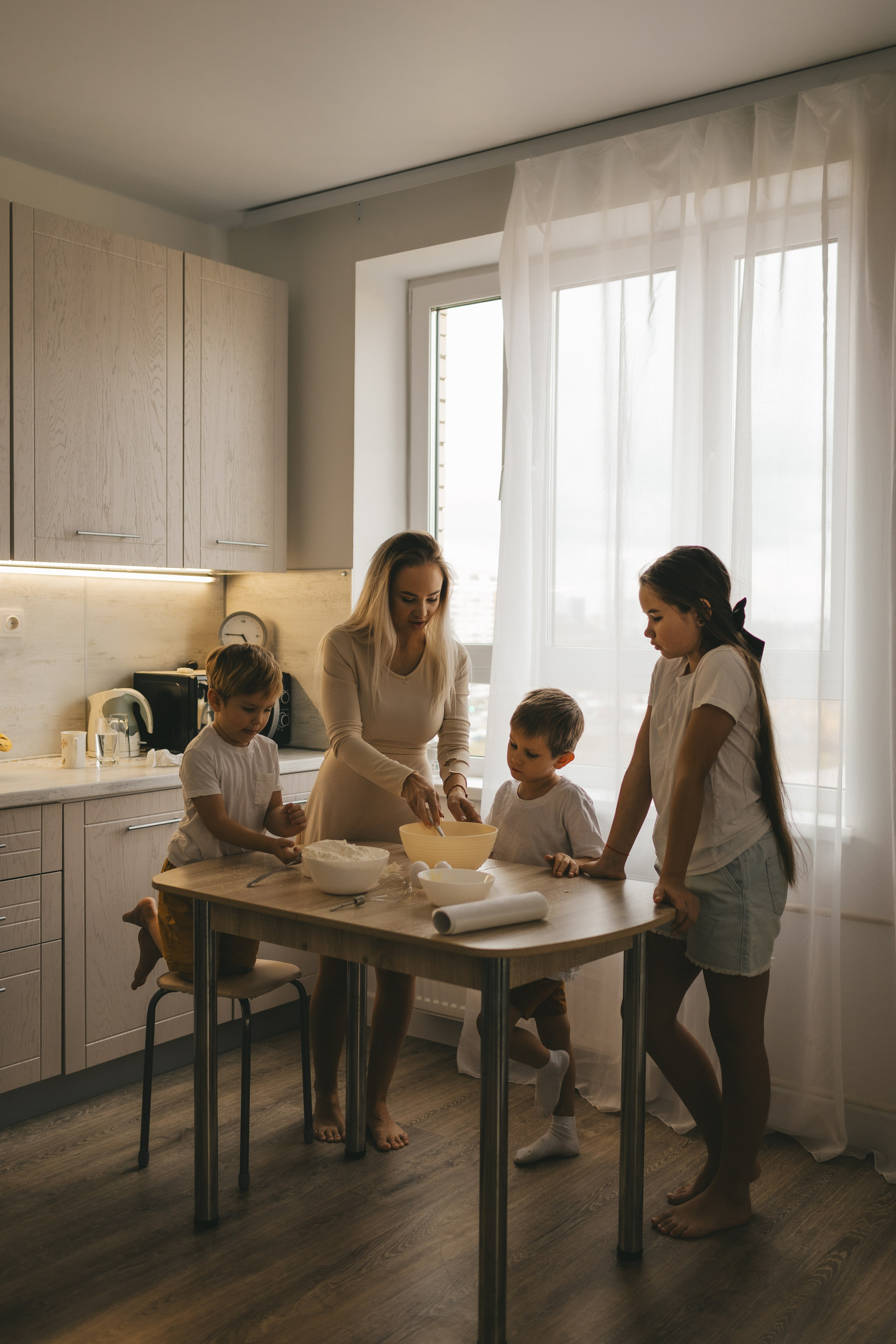 Готовим печеньки. Семейный и детский фотограф и видеограф в Москве, Дрокина Наталья