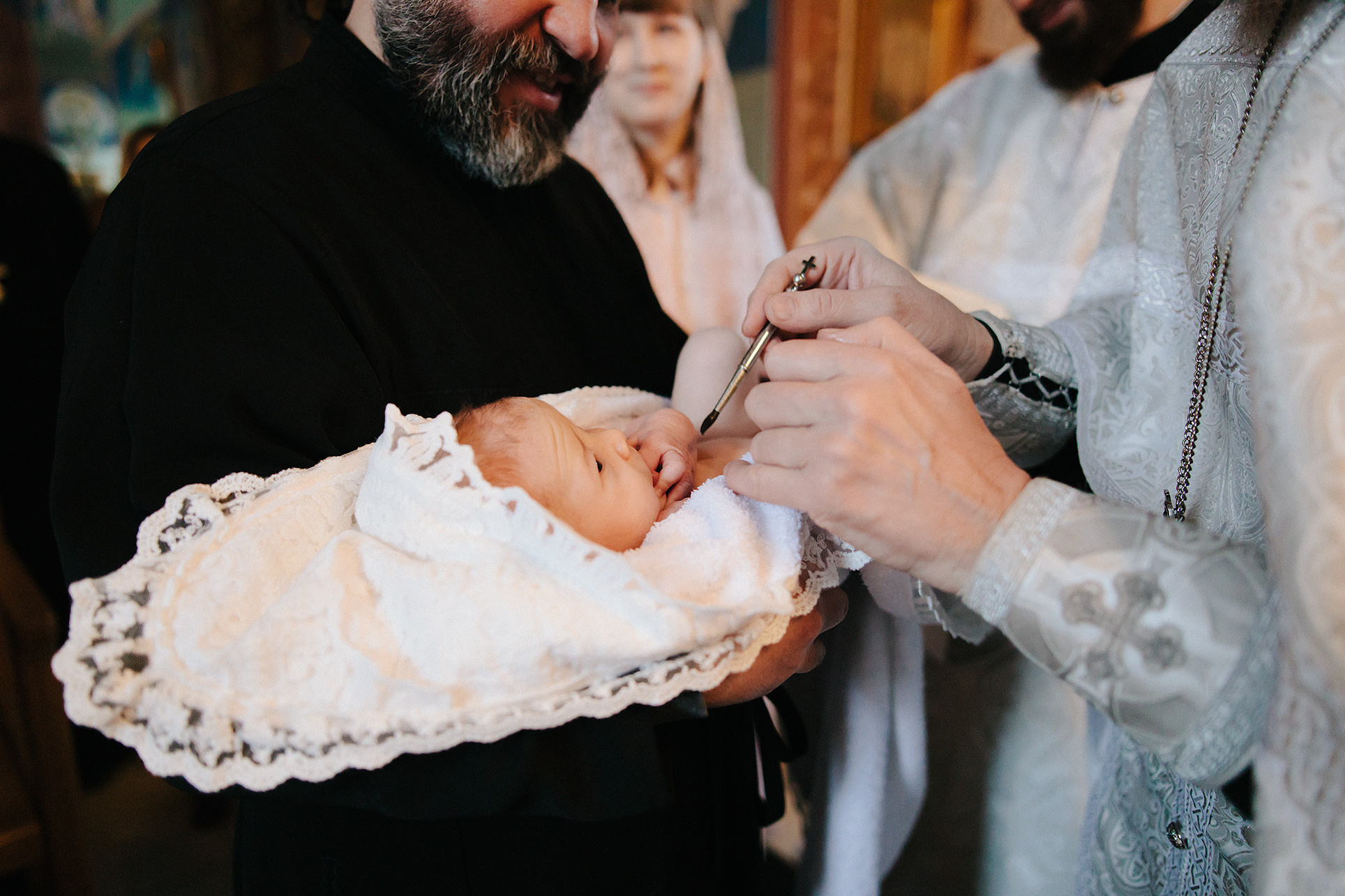 Крещение Лии. Фотограф на венчание, крещение