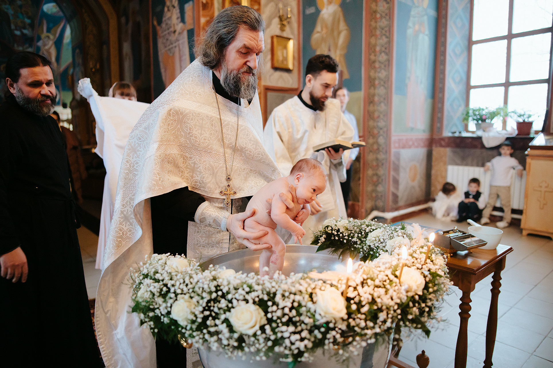 Крещение Лии. Фотограф на венчание, крещение