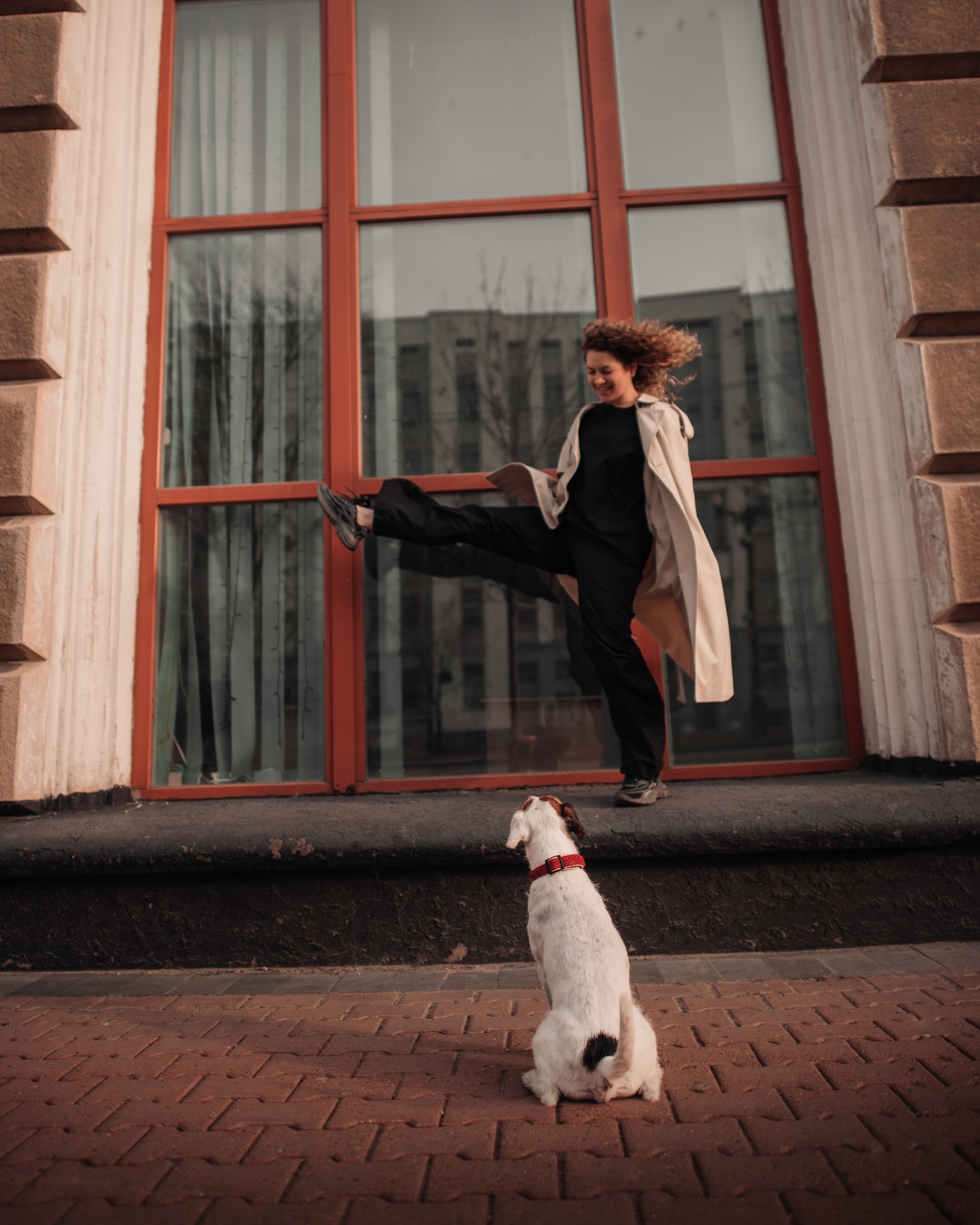 Рассвет в городе: Ира и парсон Гром. Портфолио