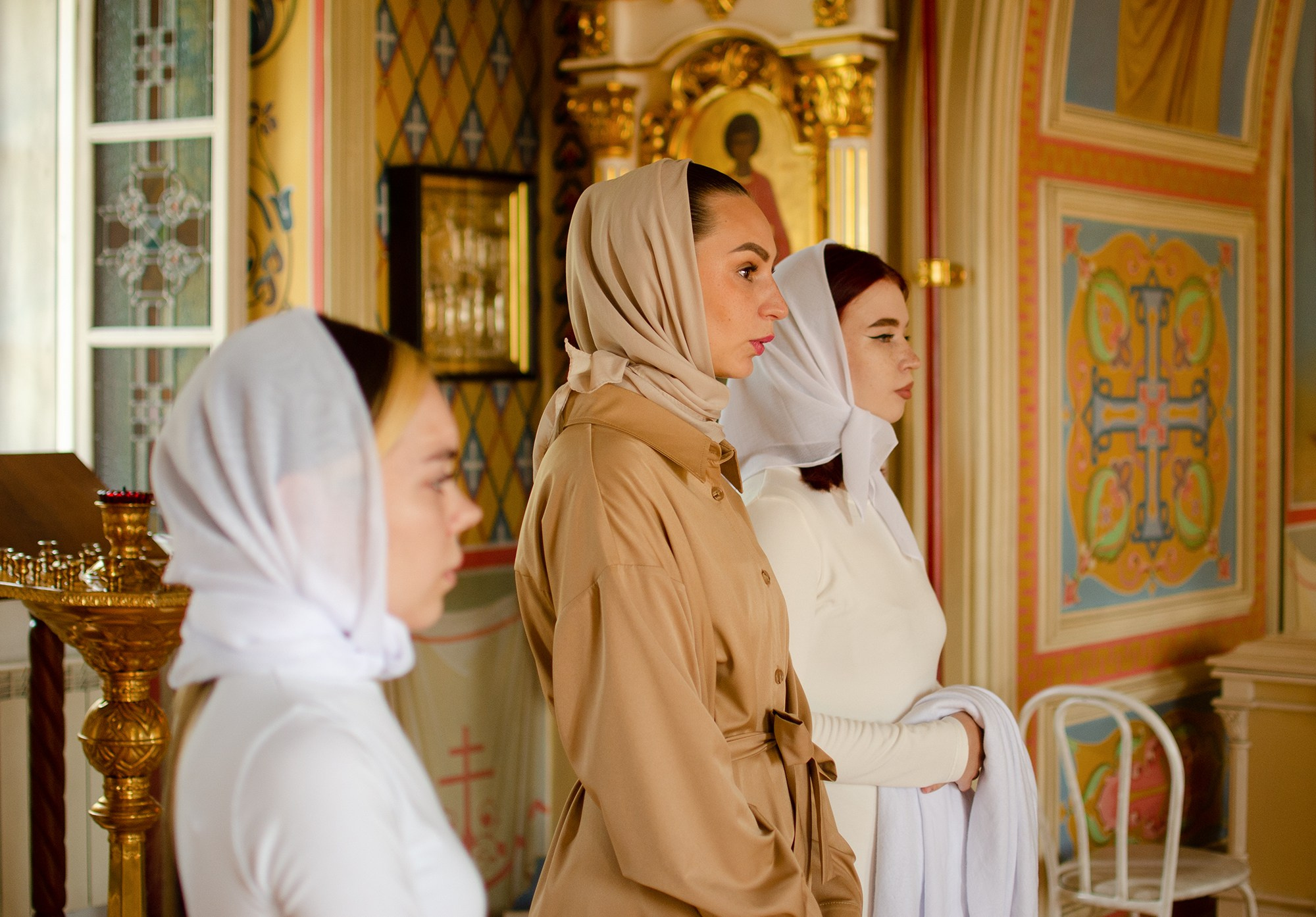 Крещение в Воскресенской церкви. Фотограф Томск Елизавета Фролова