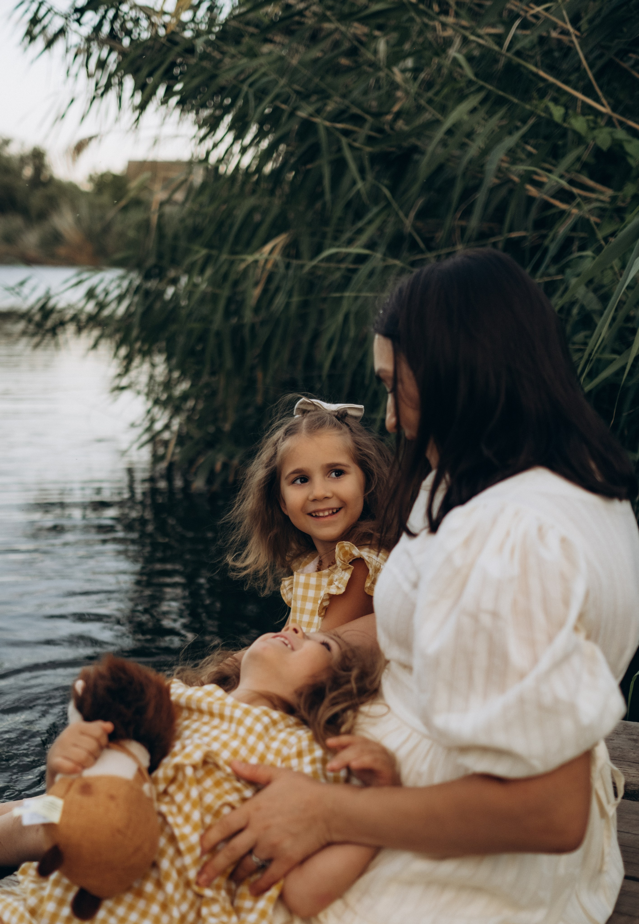 Семейная история на озере Сарпа. Фотограф в Москве Ольга Елоева