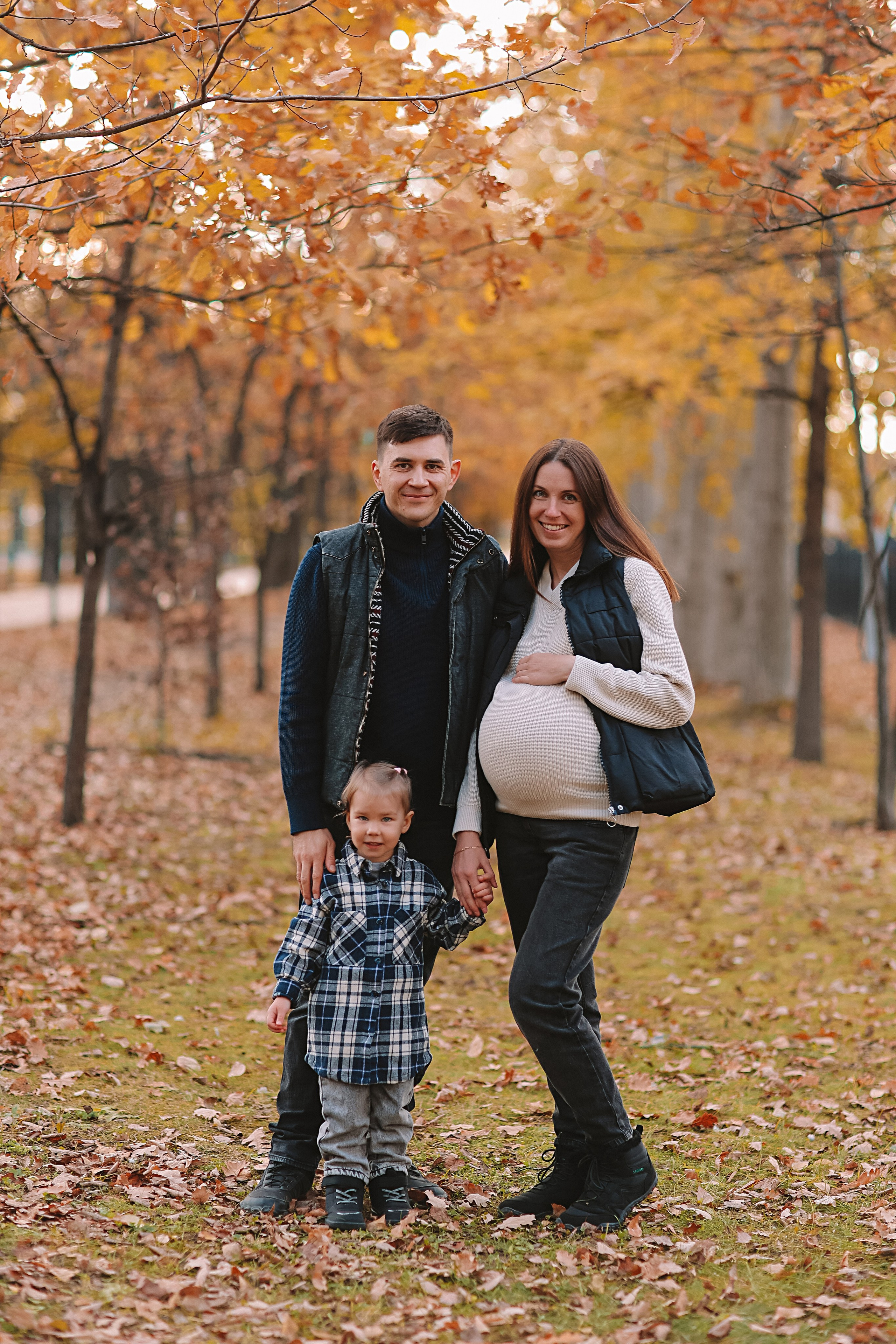 Осень. Семейный фотограф Тюмень, фотограф на роды Салмина Мария