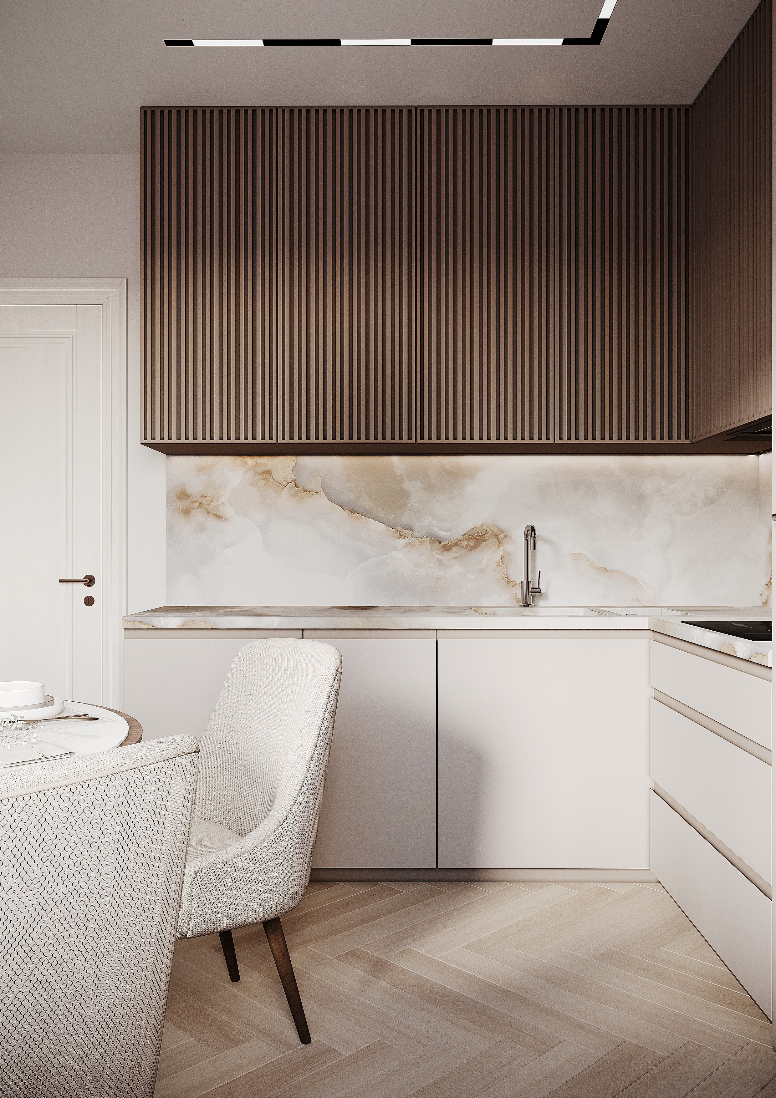 Просторная нежная квартира для милых девушек. Батракова Наталья дизайнер интерьеров Санкт-Петербург Москва Архангель