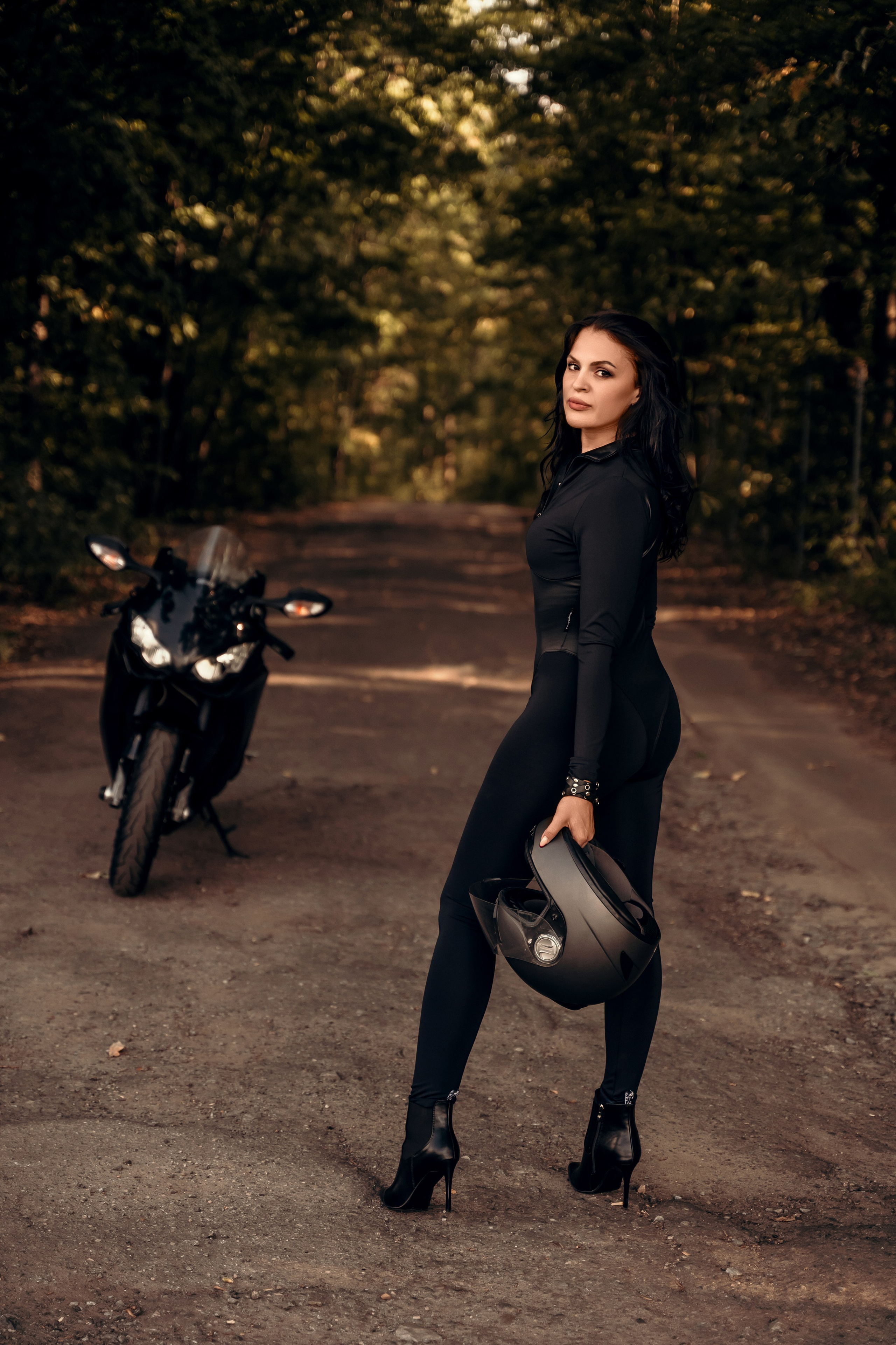 Марина, Фотосессия с байком. Семейный фотограф в Белгороде Амелина Алина