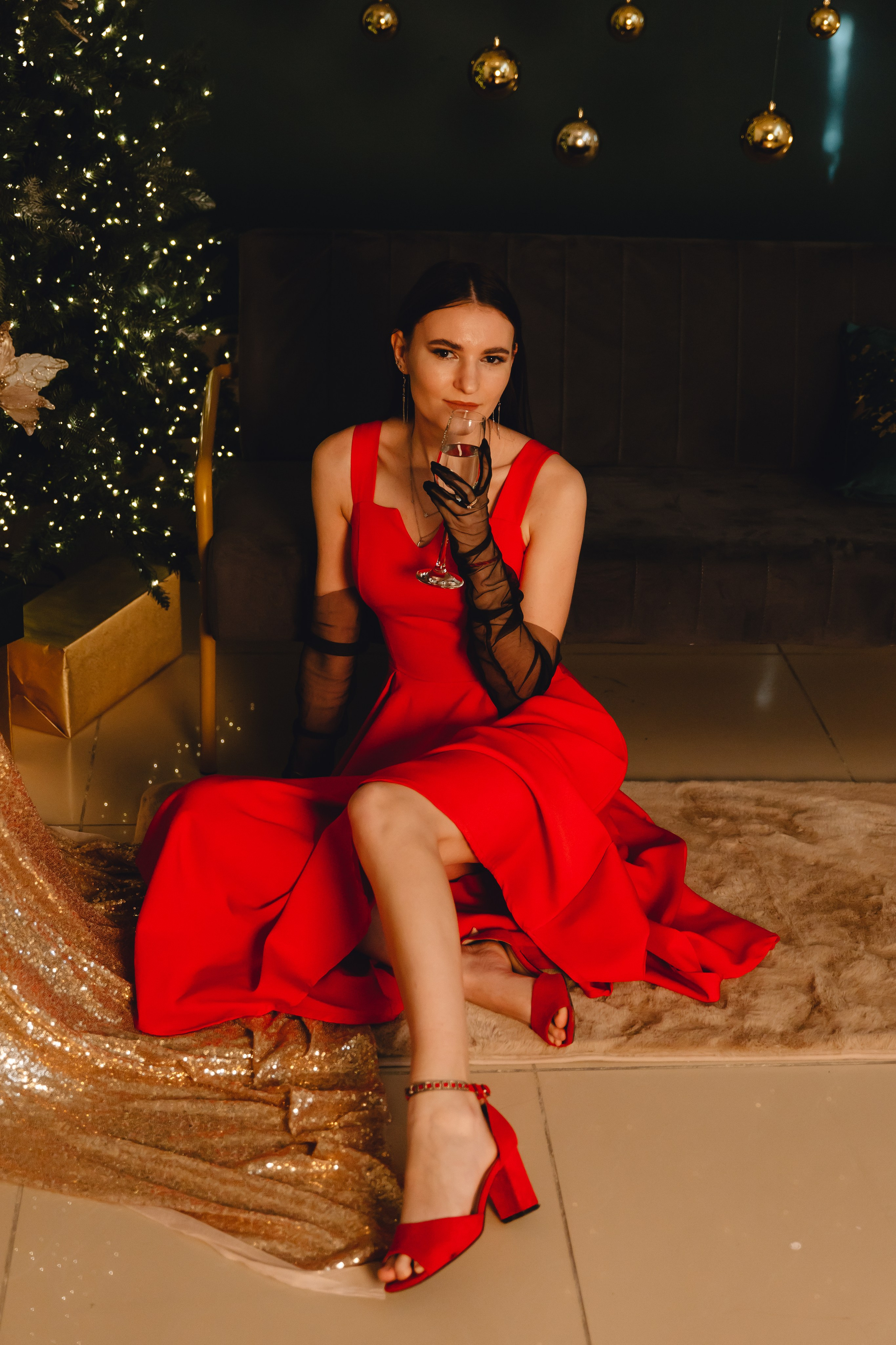 Лера. Индивидуальная новогодняя фотосессия. Фотограф во Владивостоке. Юрганова Анна
