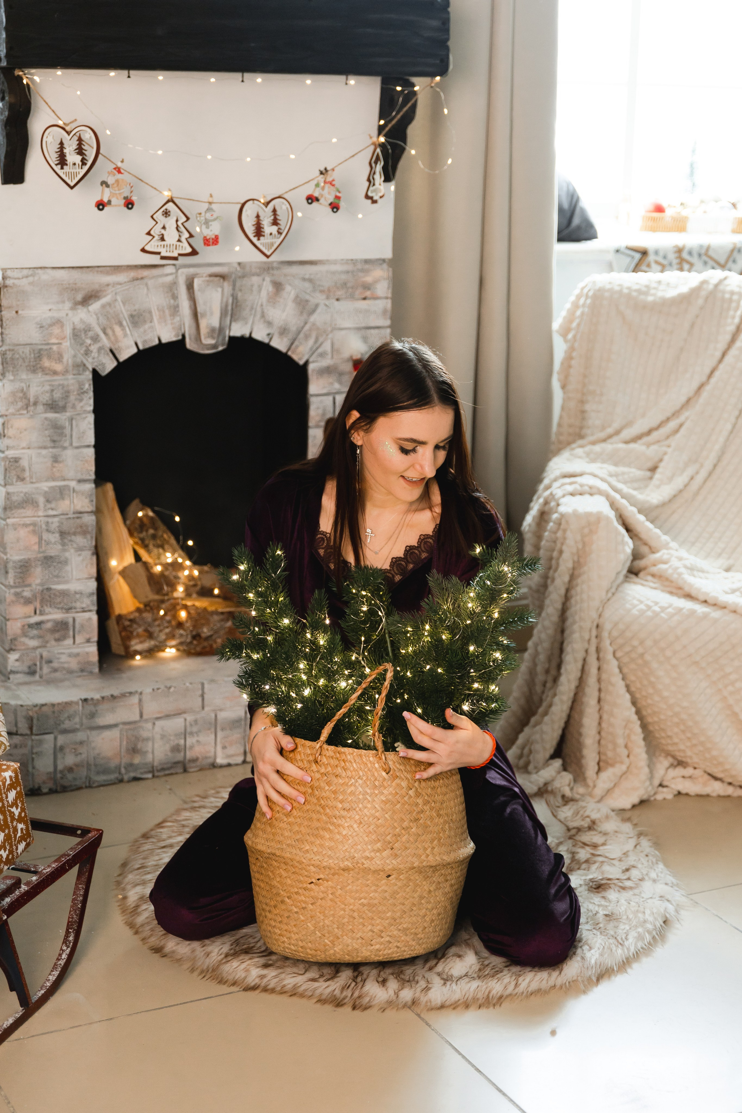 Лера. Индивидуальная новогодняя фотосессия. Фотограф во Владивостоке. Юрганова Анна