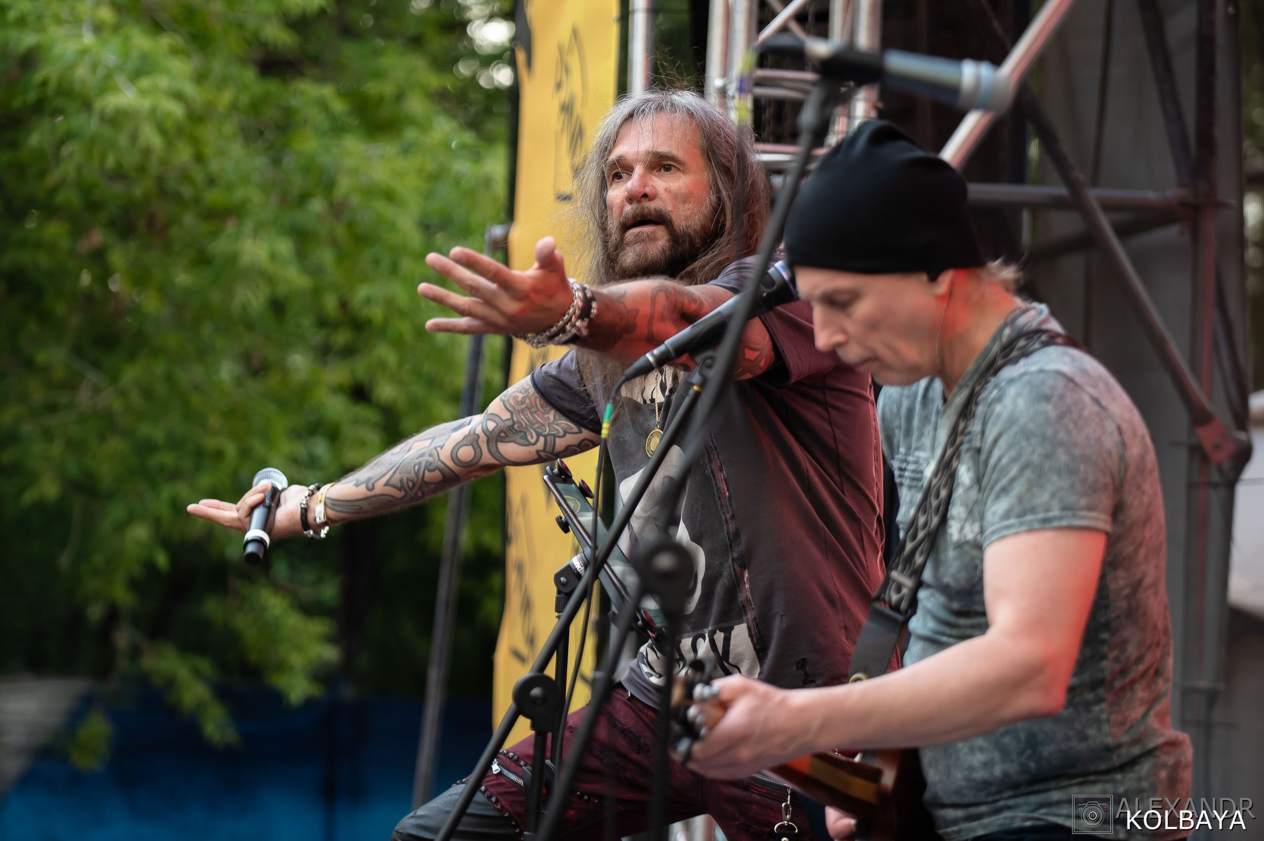 Фоторепортаж с мэшап концерта группы Черный Обелиск 4 июля 2024 года. Концертный и театральный репортажный фотограф в Москве Александр Колбая