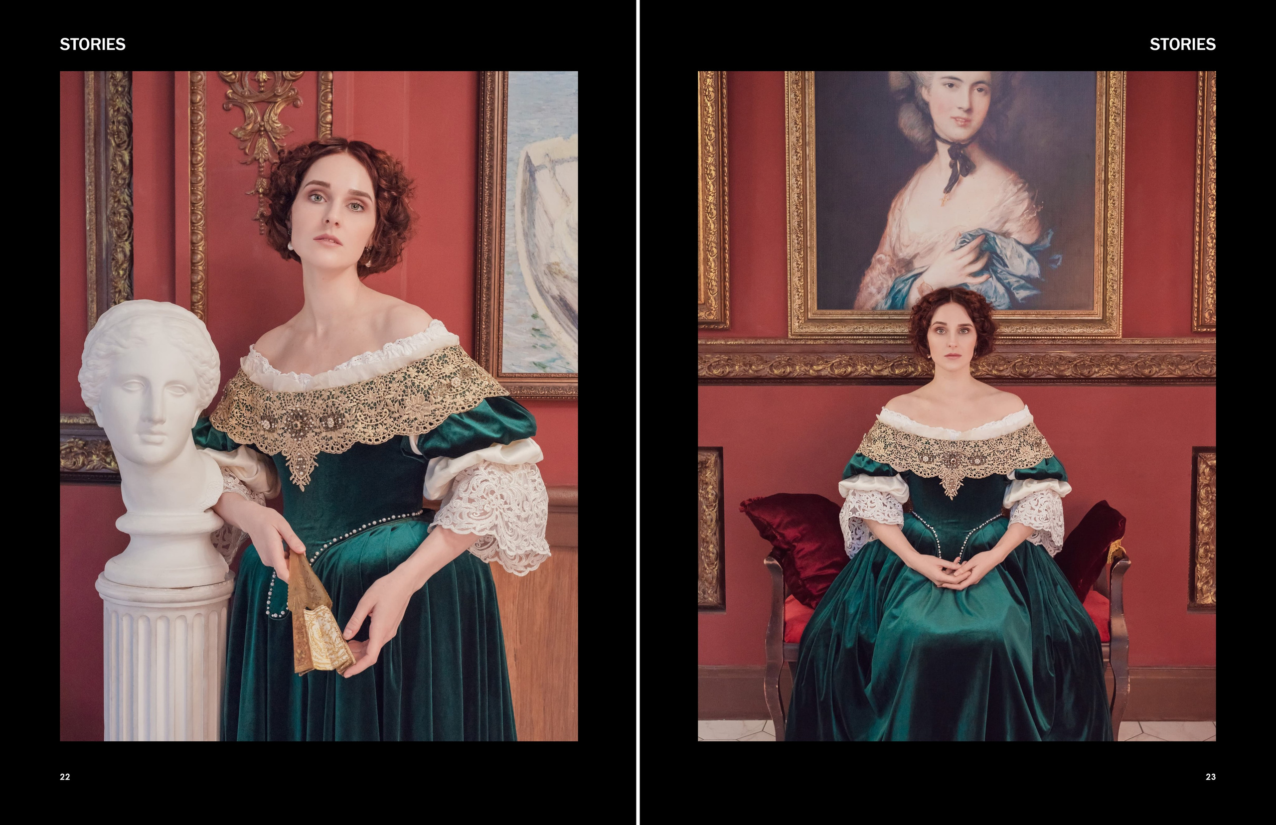 «Baroque Lady» в Stories Magazine (июль 2026). Фотограф, ретушёр, графический дизайнер в Петербурге Борякина Настя