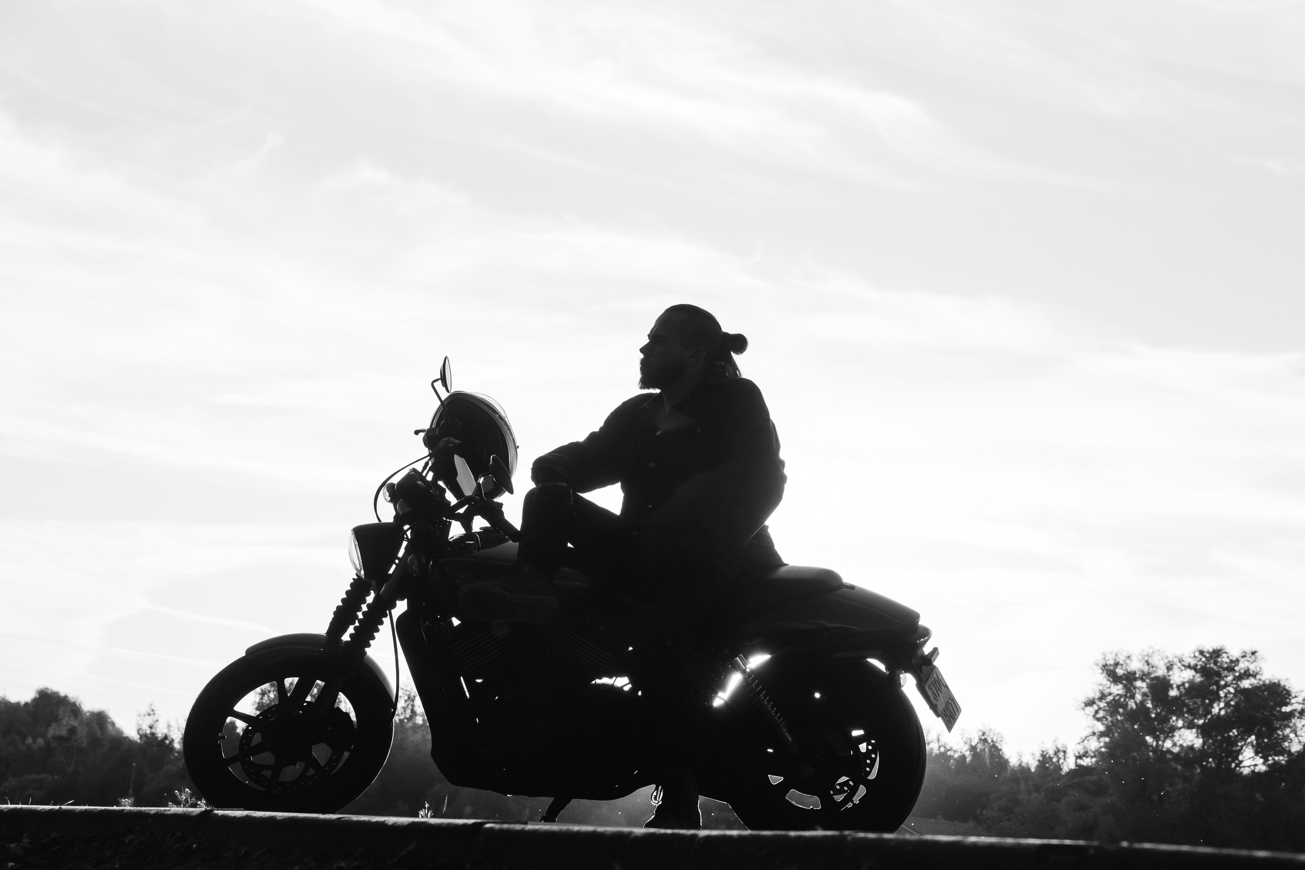 Иван и Harley Davidson. Наталия Фролова. Фотограф. Москва