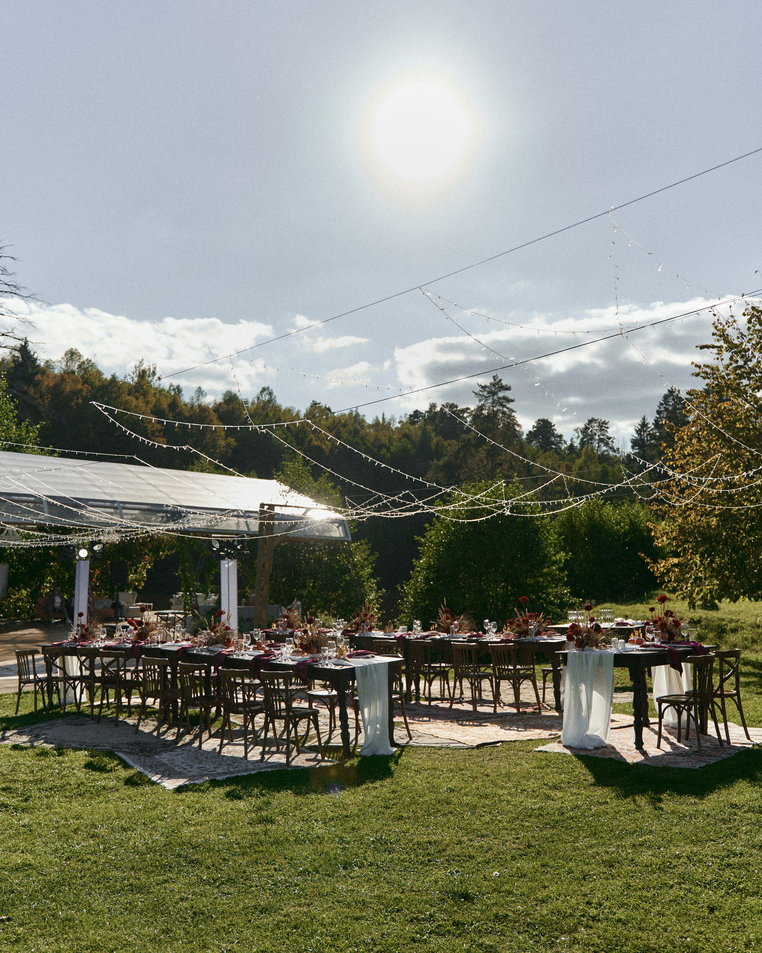 Свадьба в стиле рустик, в дачном стиле