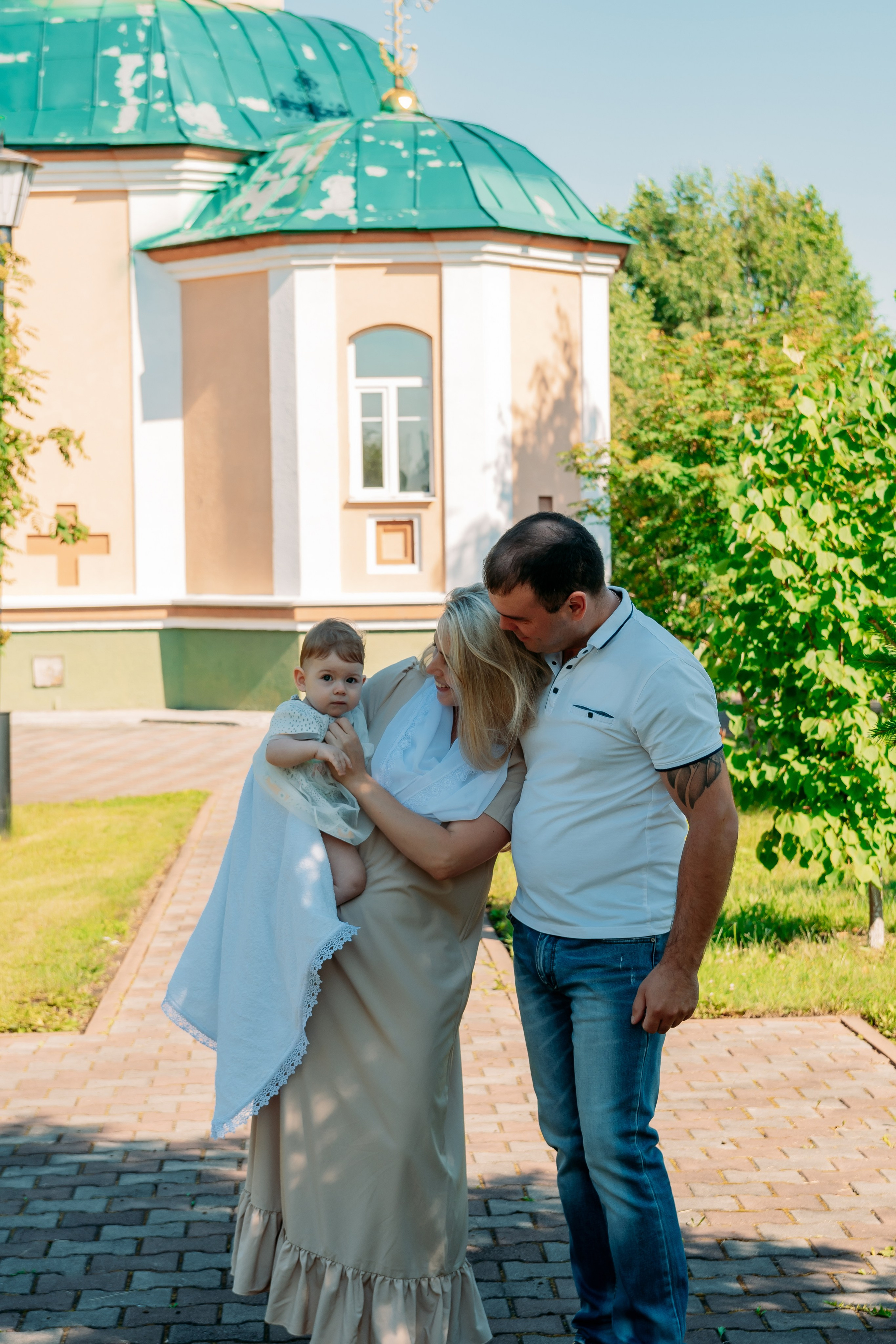 Таинство крещения. Фотограф Алёна Царькова. Киселевск