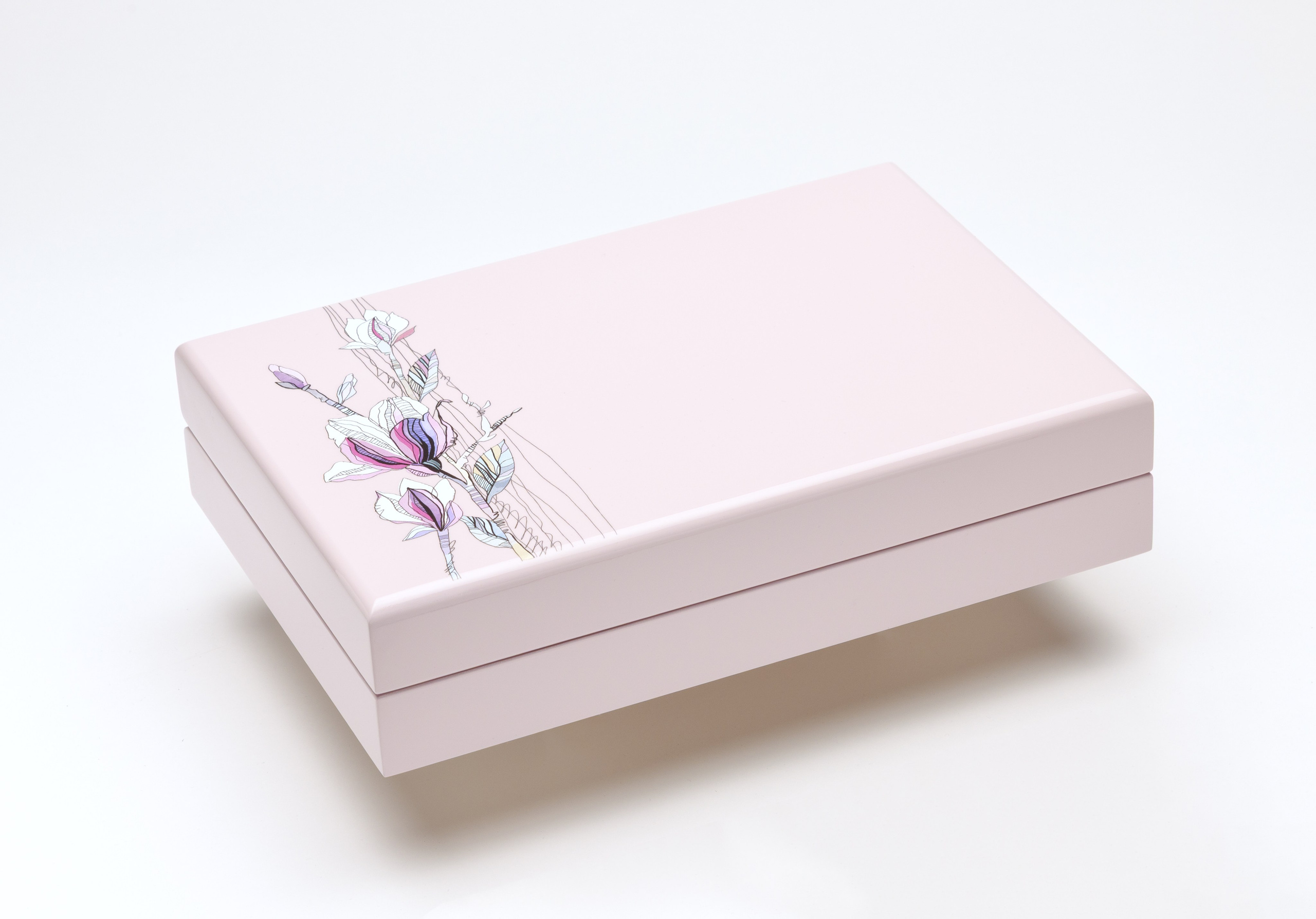 Ювелирная шкатулка розовая. Fotolux