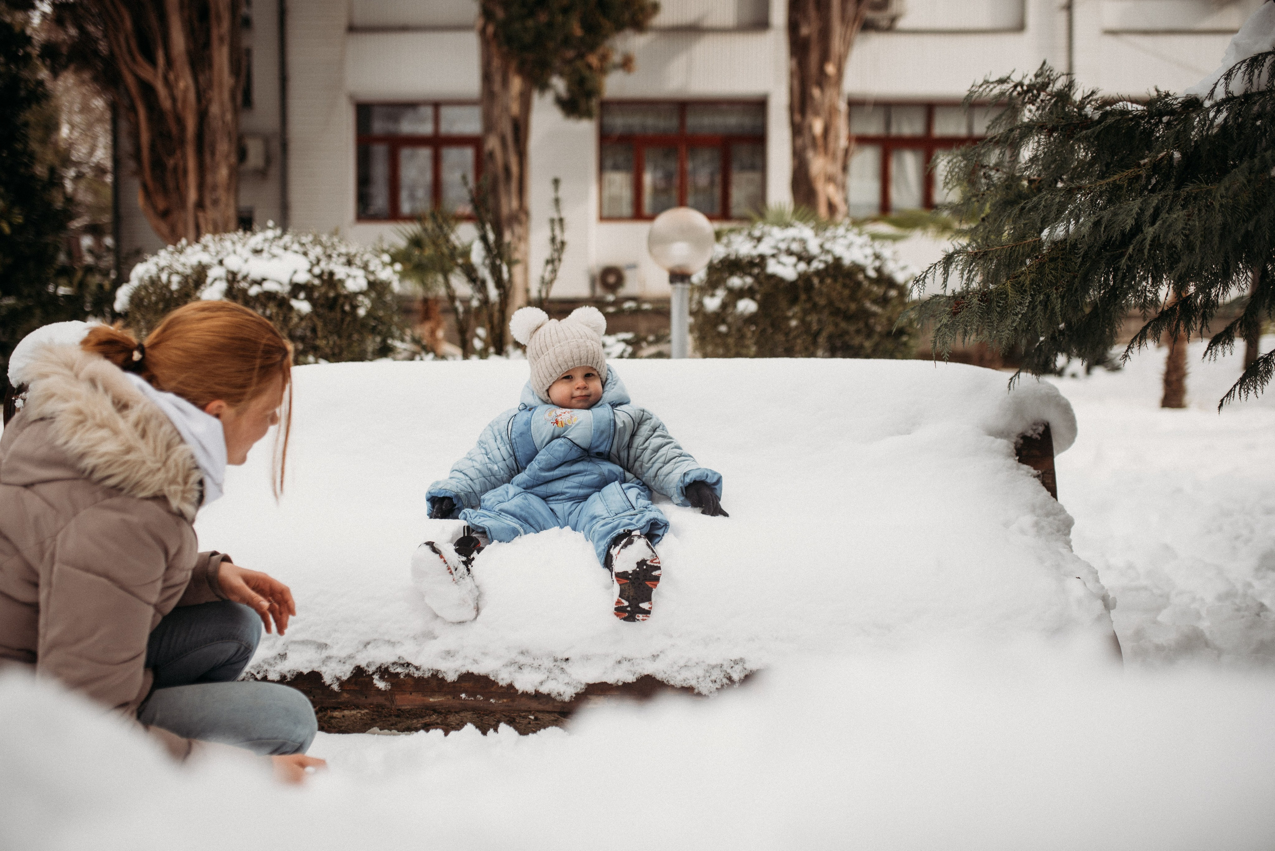 Серёжа и снег ❄️. Фотограф в Сочи — Маргарита Поганова