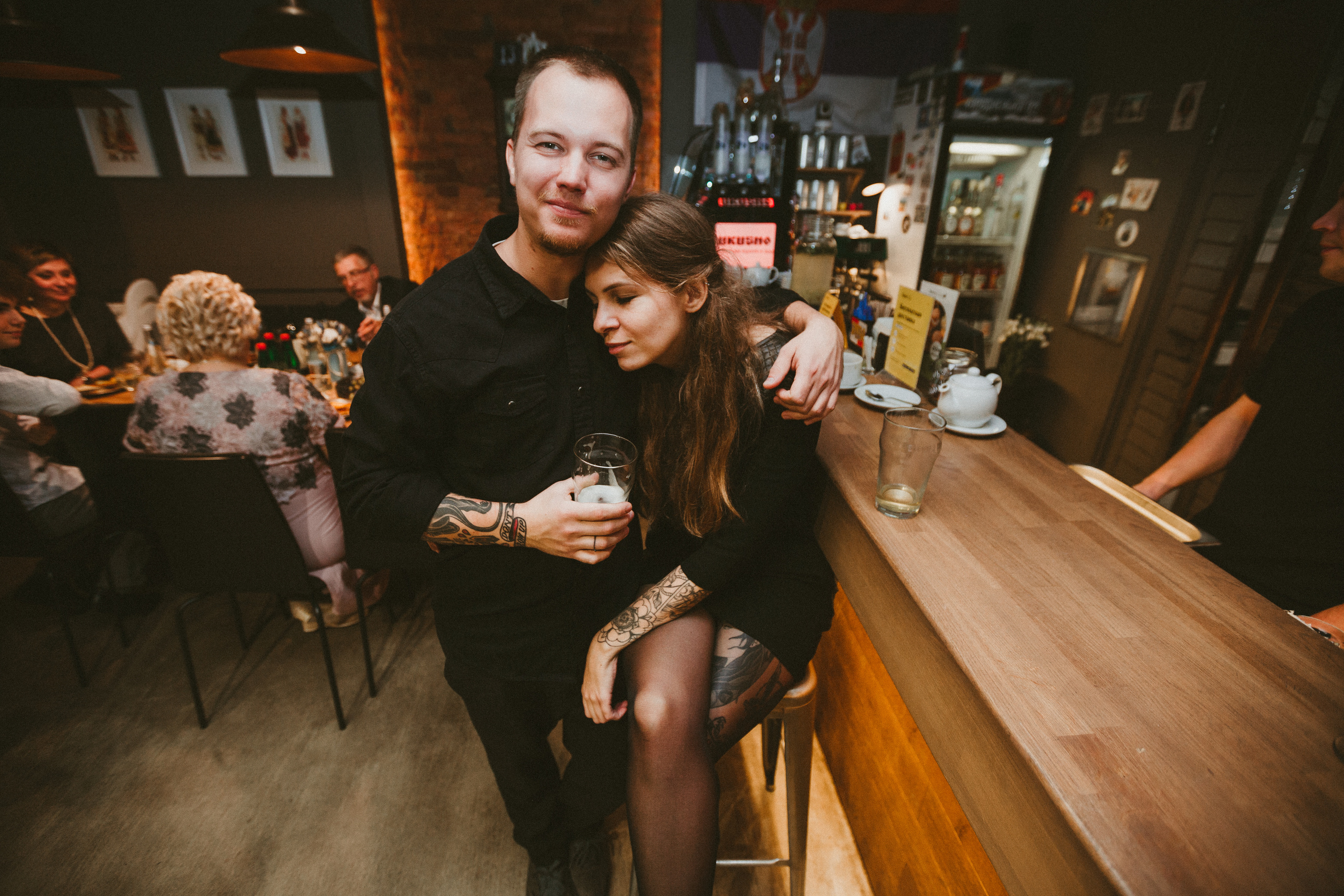 НикитаМарта (свадьба в баре). Фотограф Мария Немм