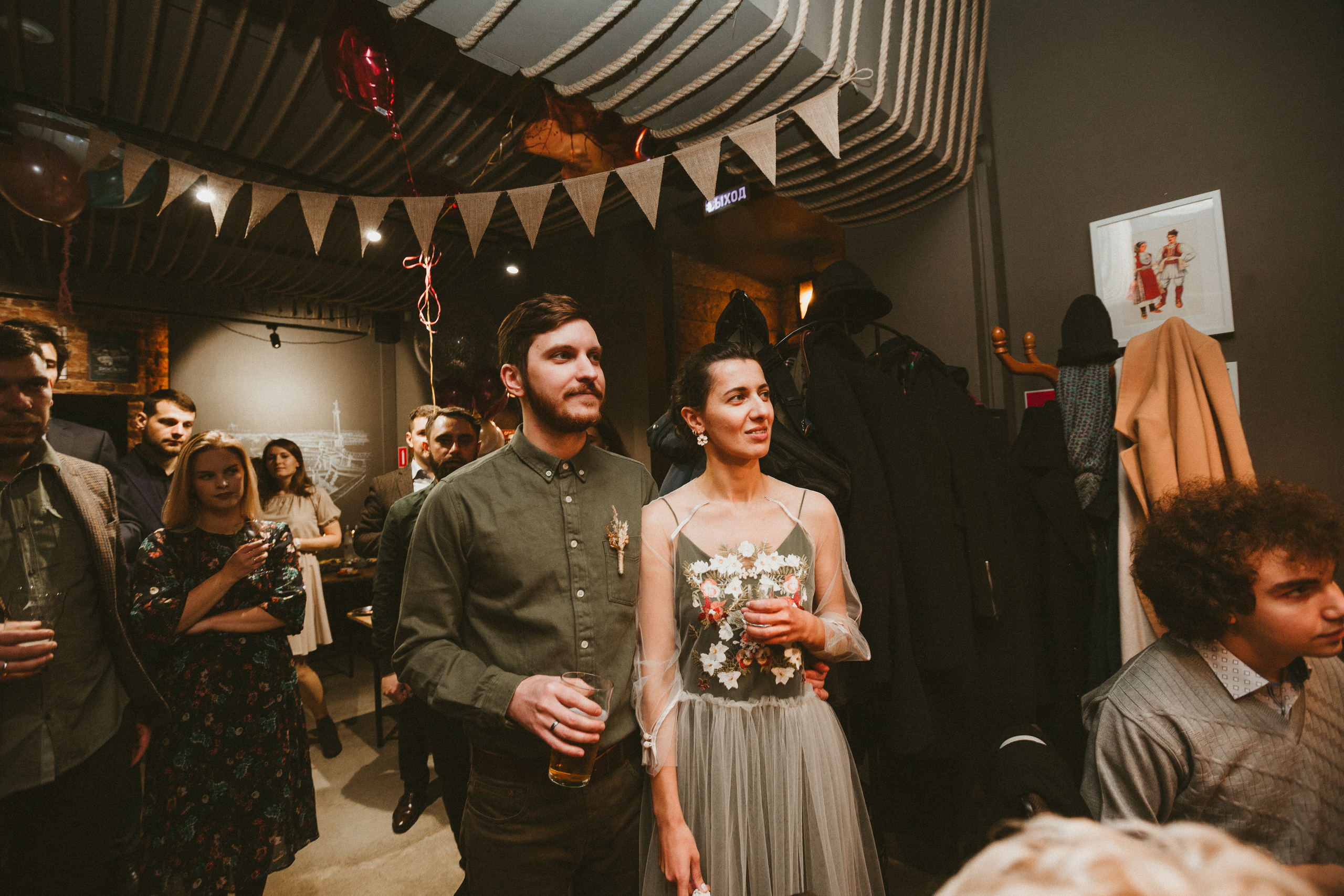 НикитаМарта (свадьба в баре). Фотограф Мария Немм