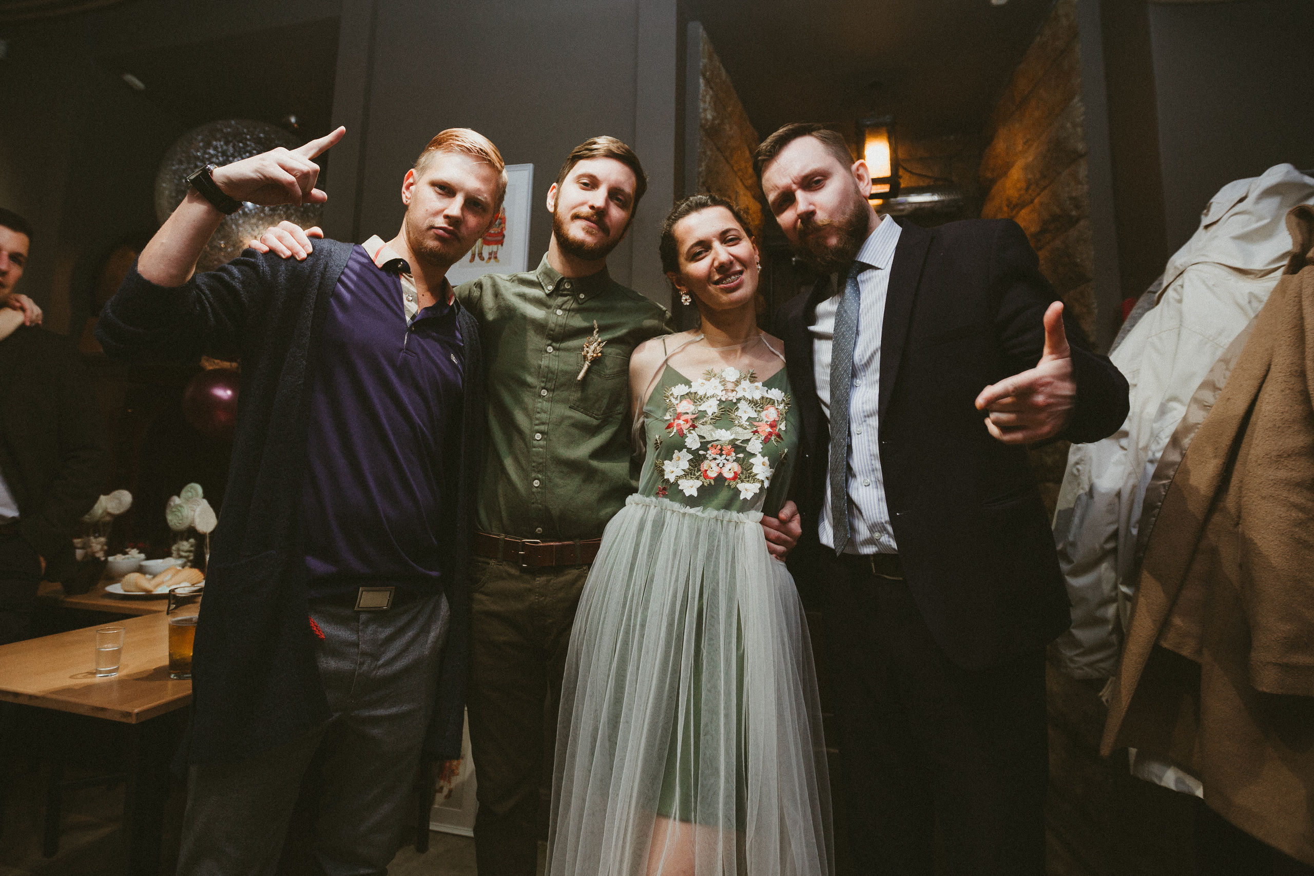 НикитаМарта (свадьба в баре). Фотограф Мария Немм